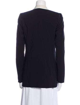 Yigal Azrouël Wool Colorblock Pattern Coat