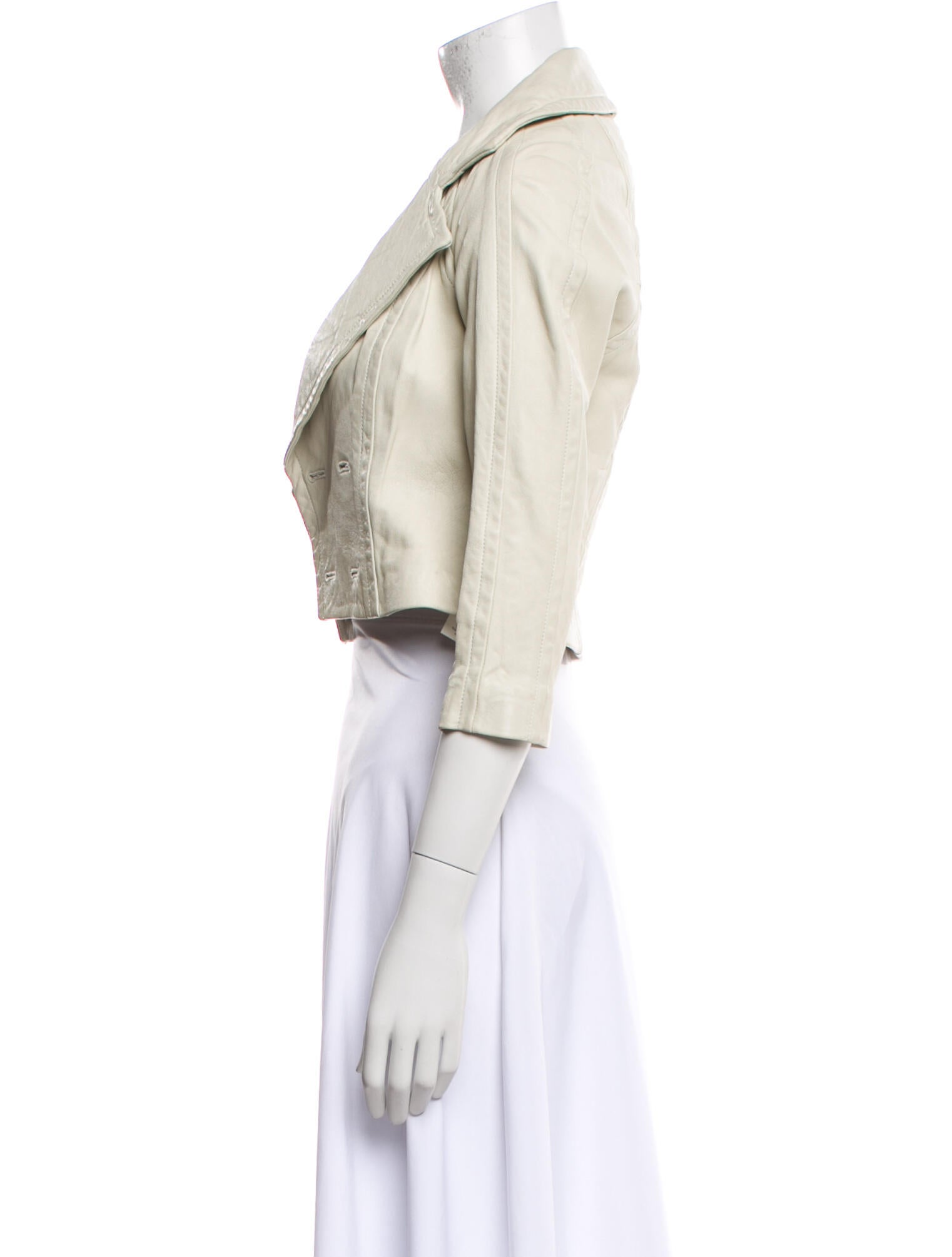 Yigal Azrouël Leather Bolero