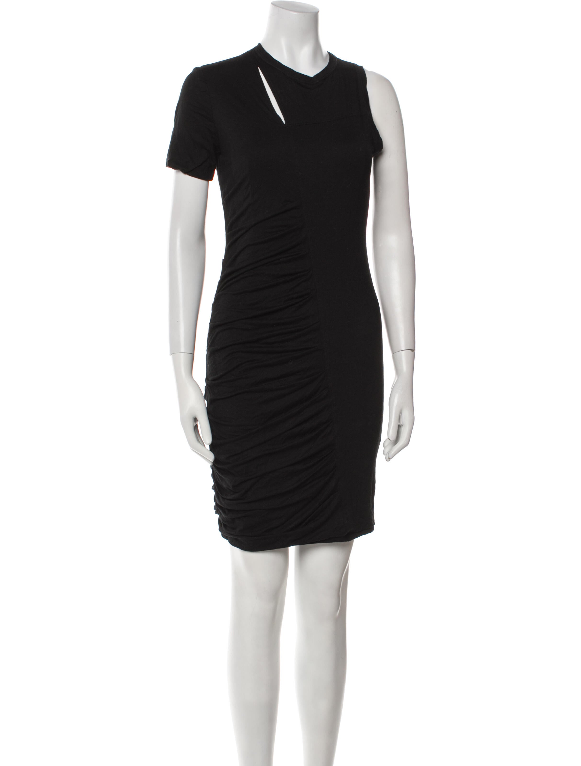 Yigal Azrouël Crew Neck Mini Dress