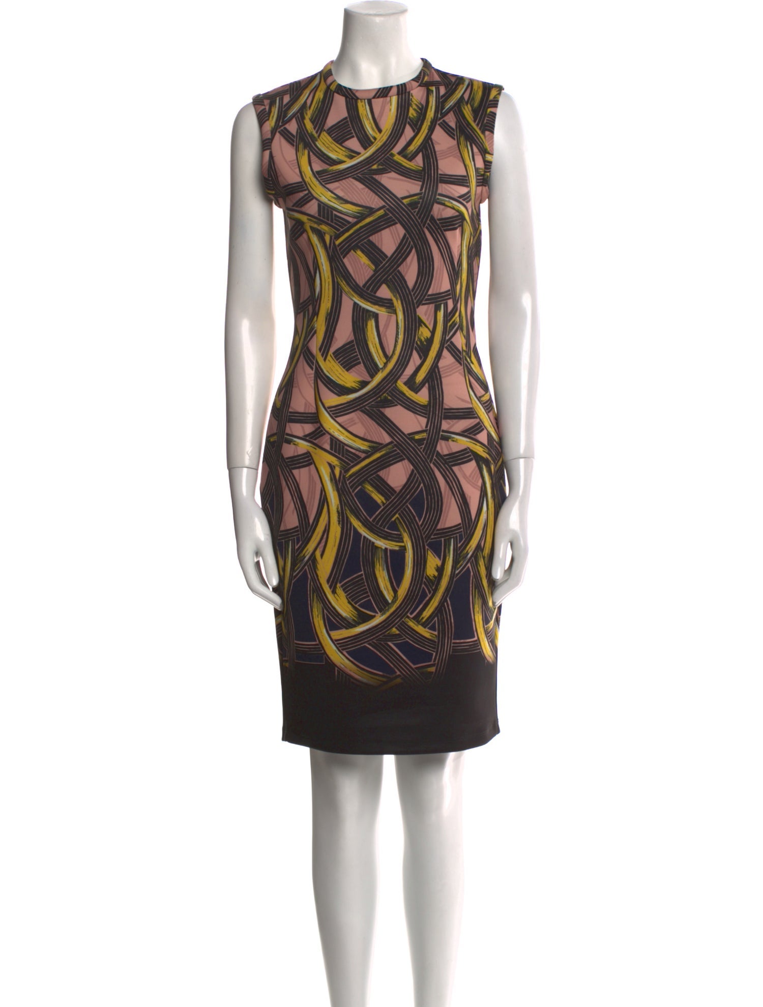 Yigal Azrouël Printed Knee-Length Dress