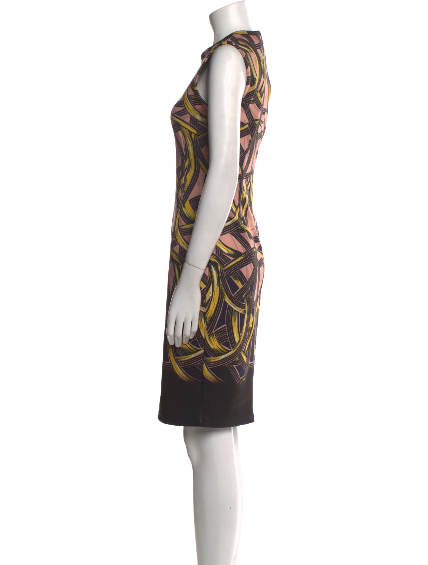 Yigal Azrouël Printed Knee-Length Dress