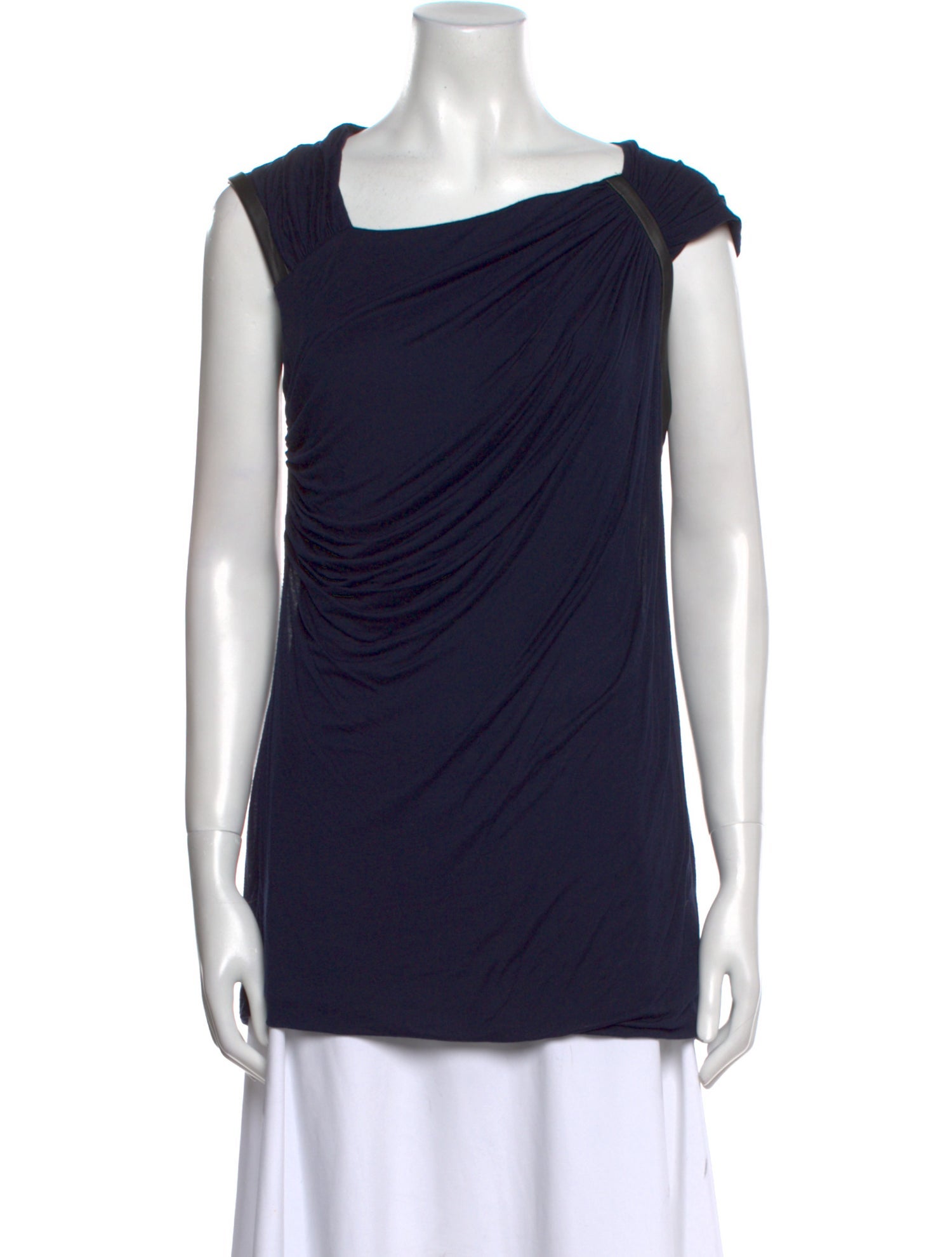 Yigal Azrouël Cowl Neck Sleeveless Top