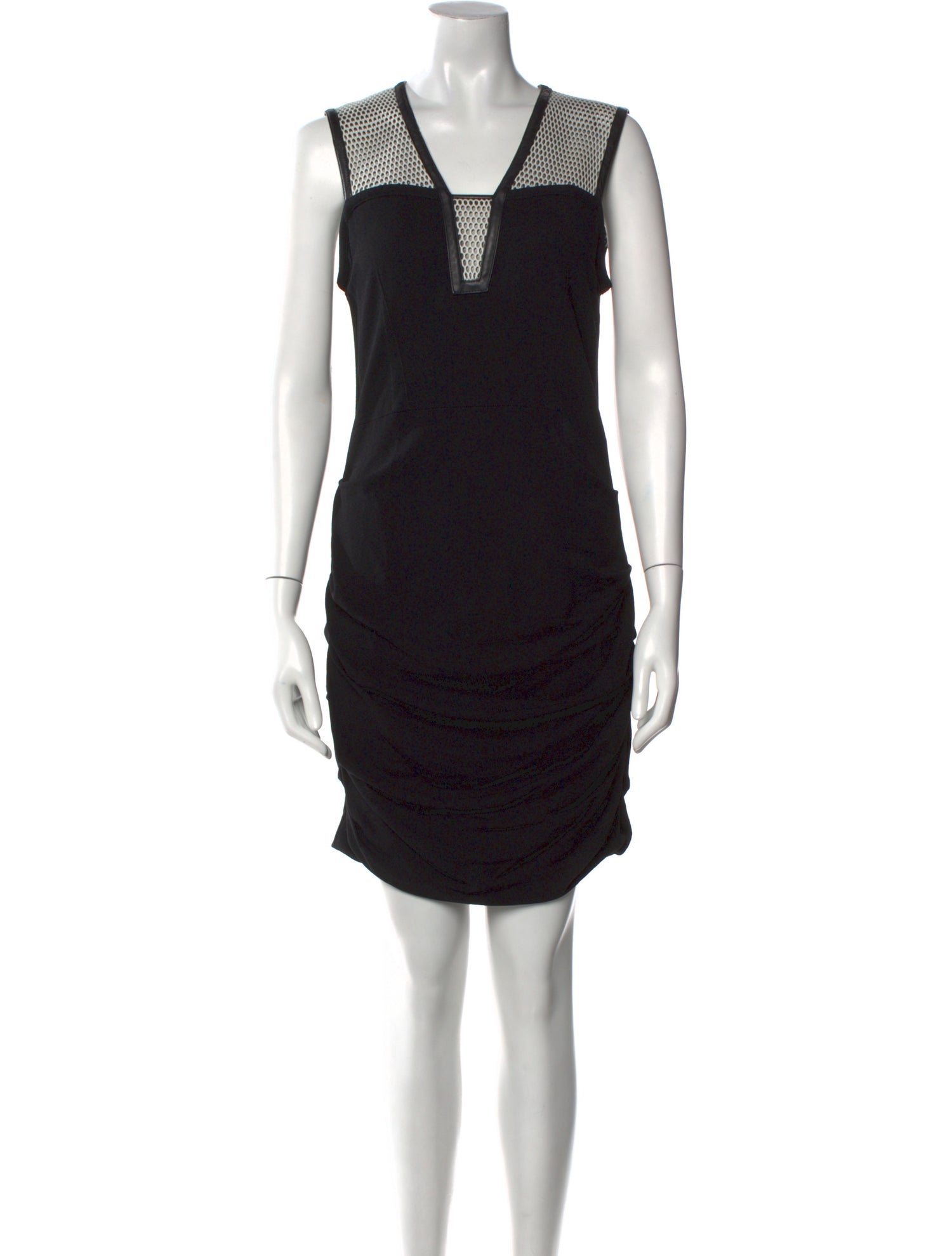 Yigal Azrouël Square Neckline Mini Dress