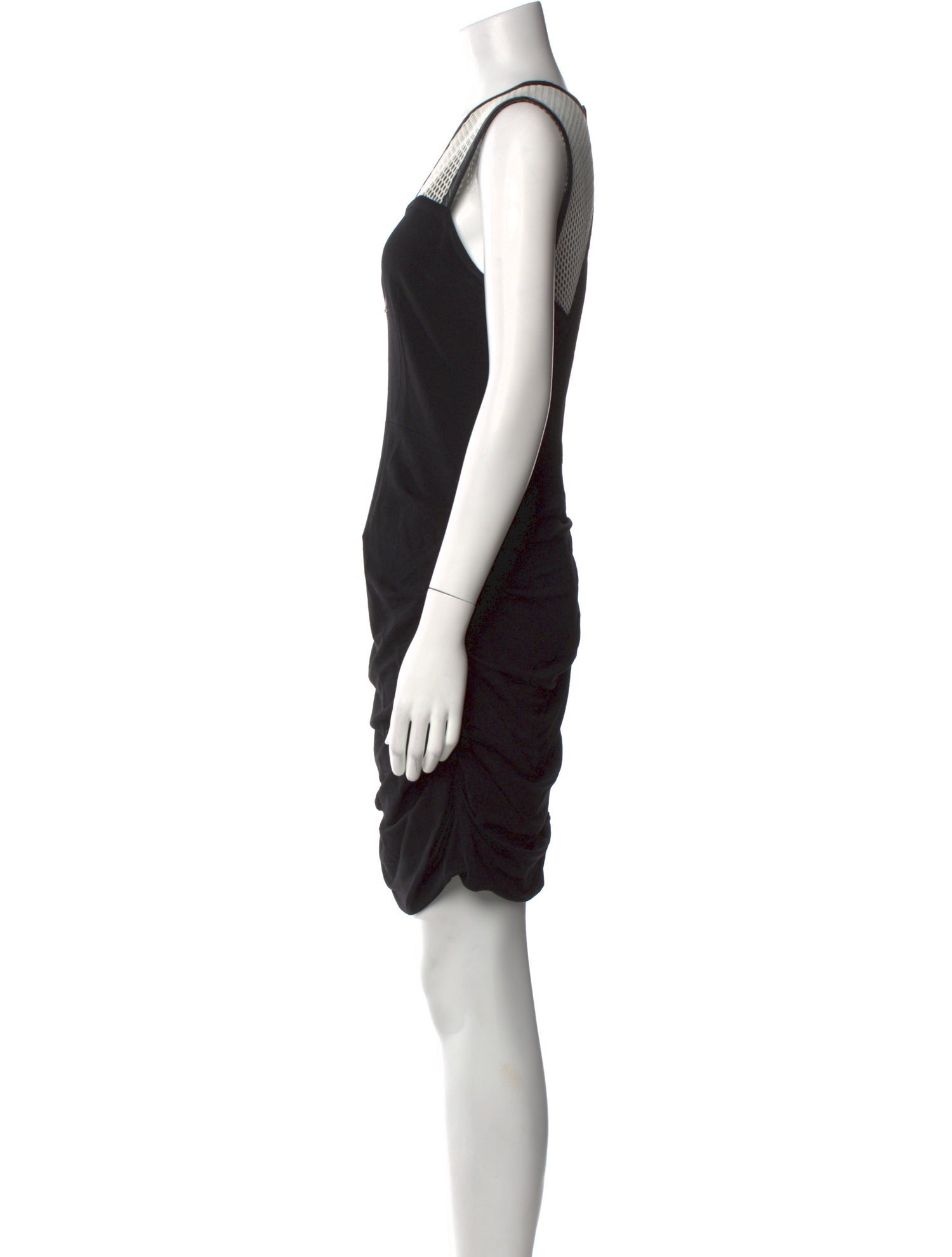 Yigal Azrouël Square Neckline Mini Dress