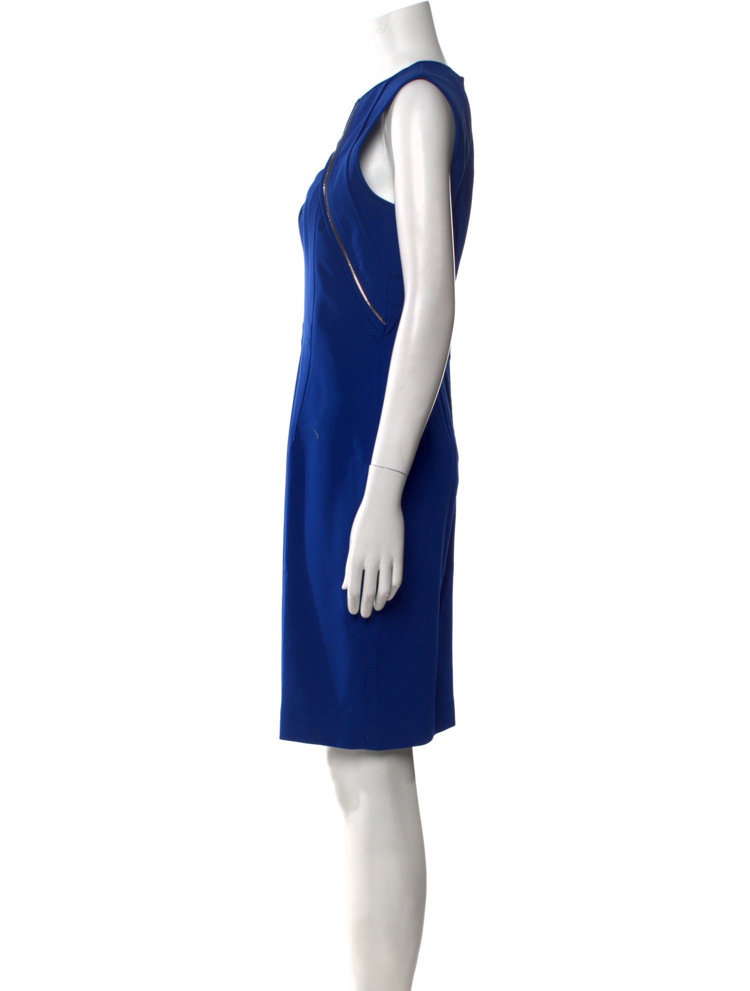 Yigal Azrouël Square Neckline Knee-Length Dress