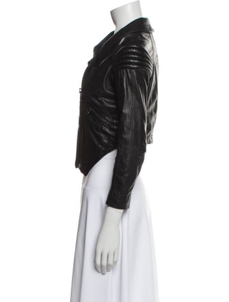 Yigal Azrouël Leather Biker Jacket