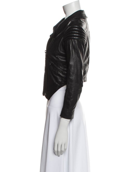 Yigal Azrouël Leather Biker Jacket