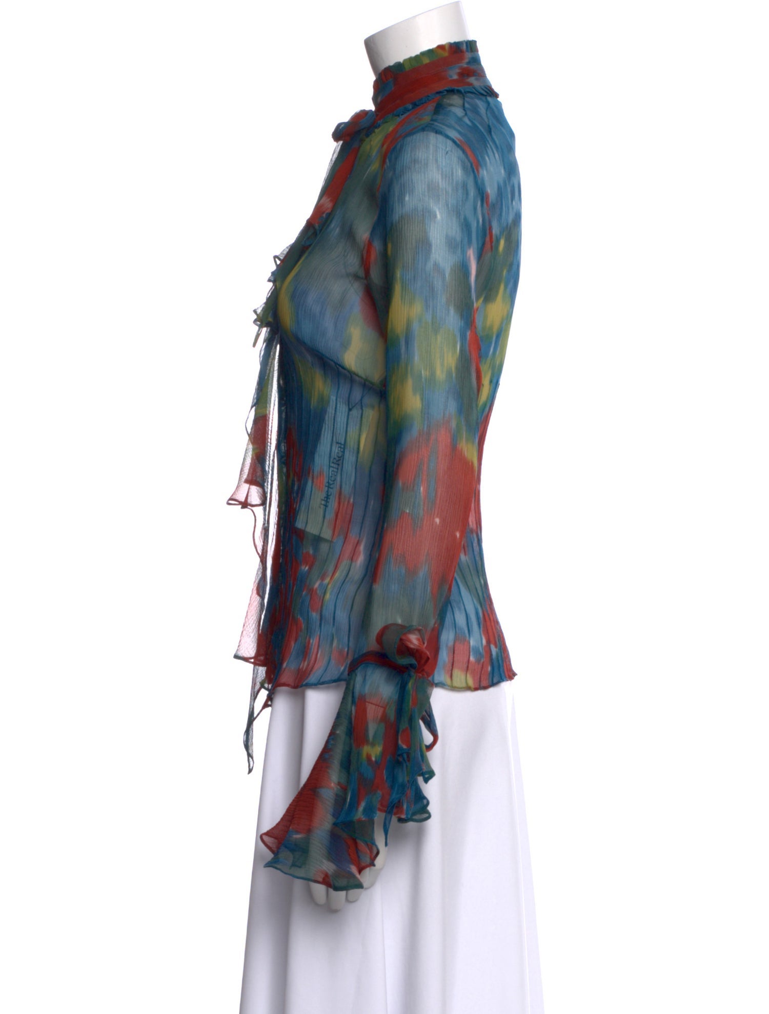 Yigal Azrouël Silk Printed Blouse