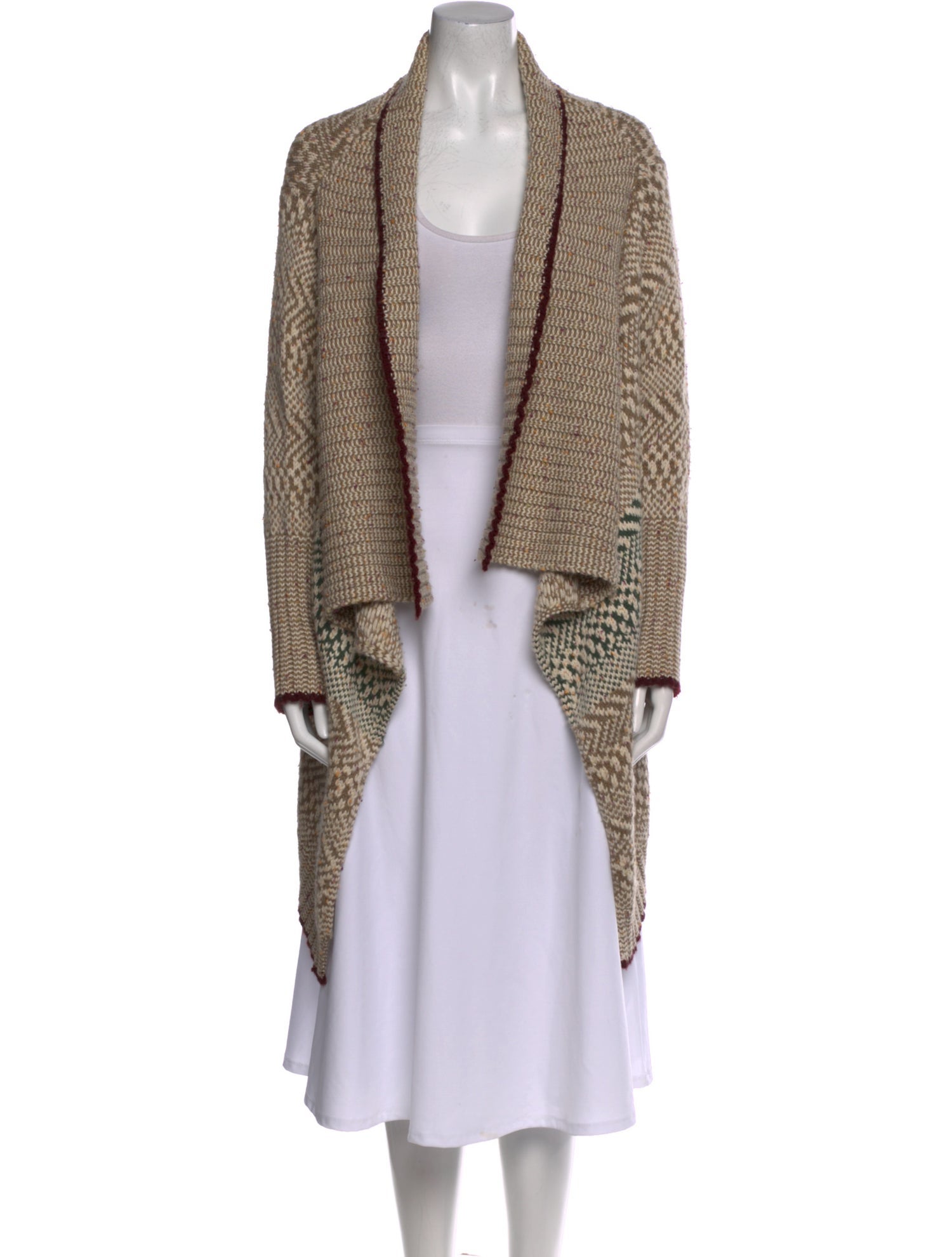 Yigal Azrouël Alpaca Open Front Sweater