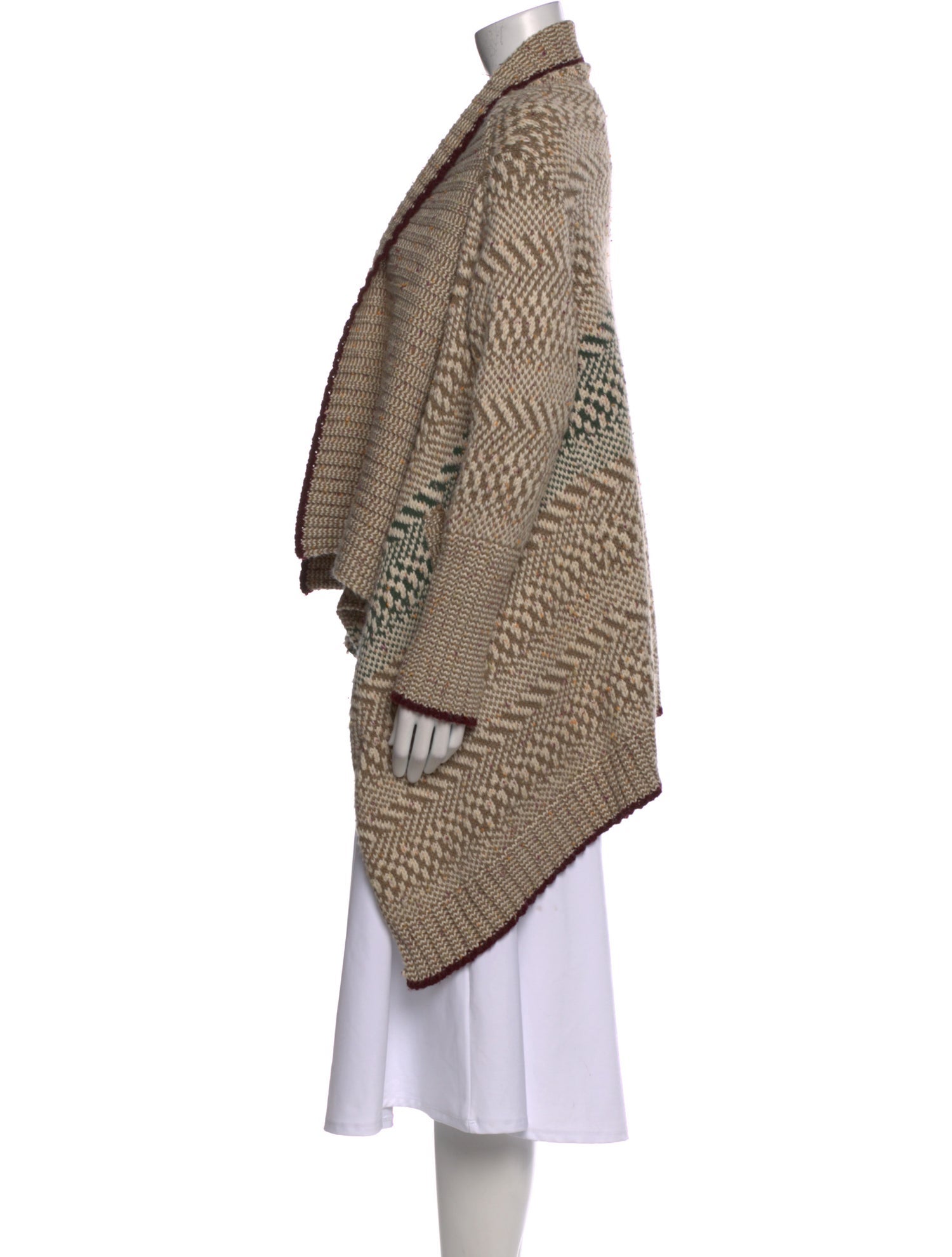 Yigal Azrouël Alpaca Open Front Sweater