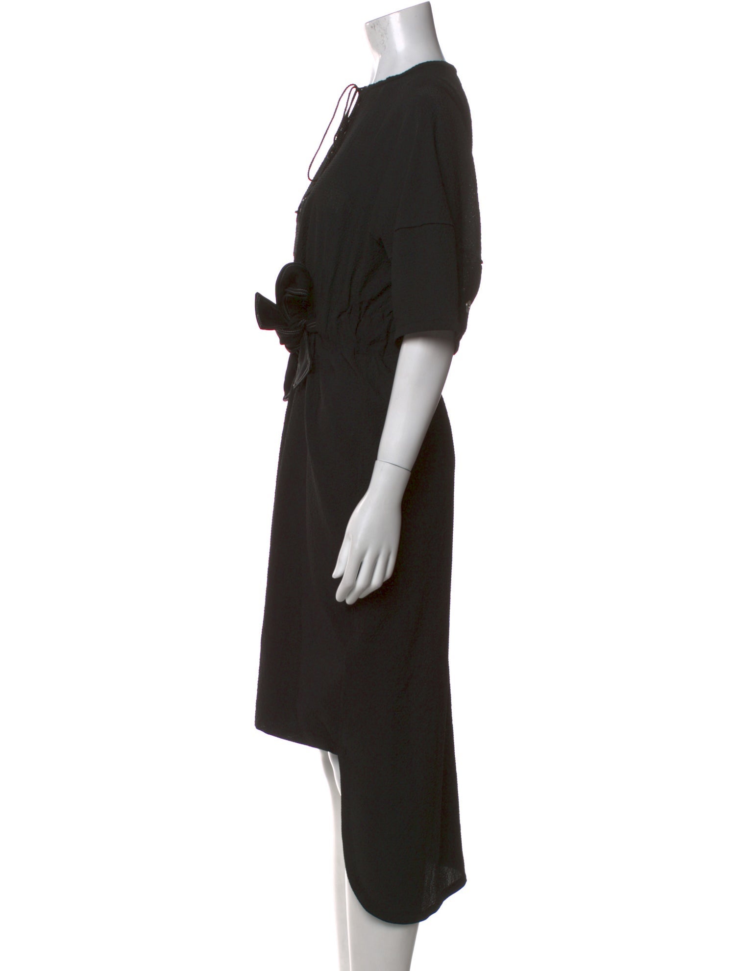 Yigal Azrouël Crew Neck Long Dress