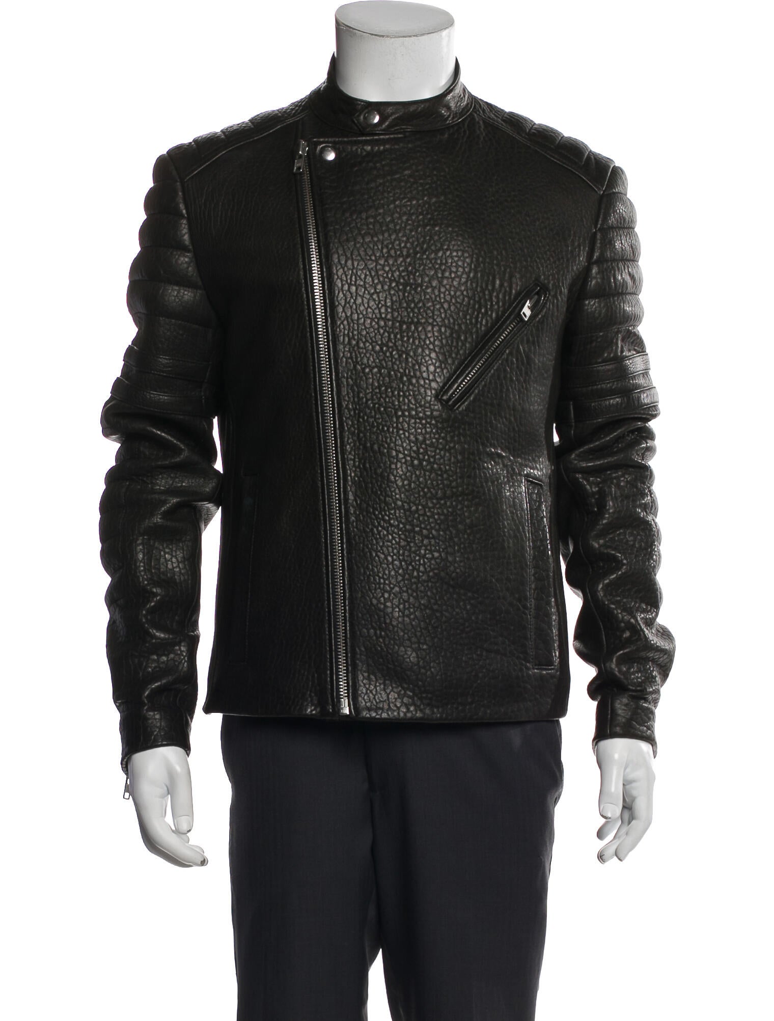Yigal Azrouël Lamb Leather Moto Jacket