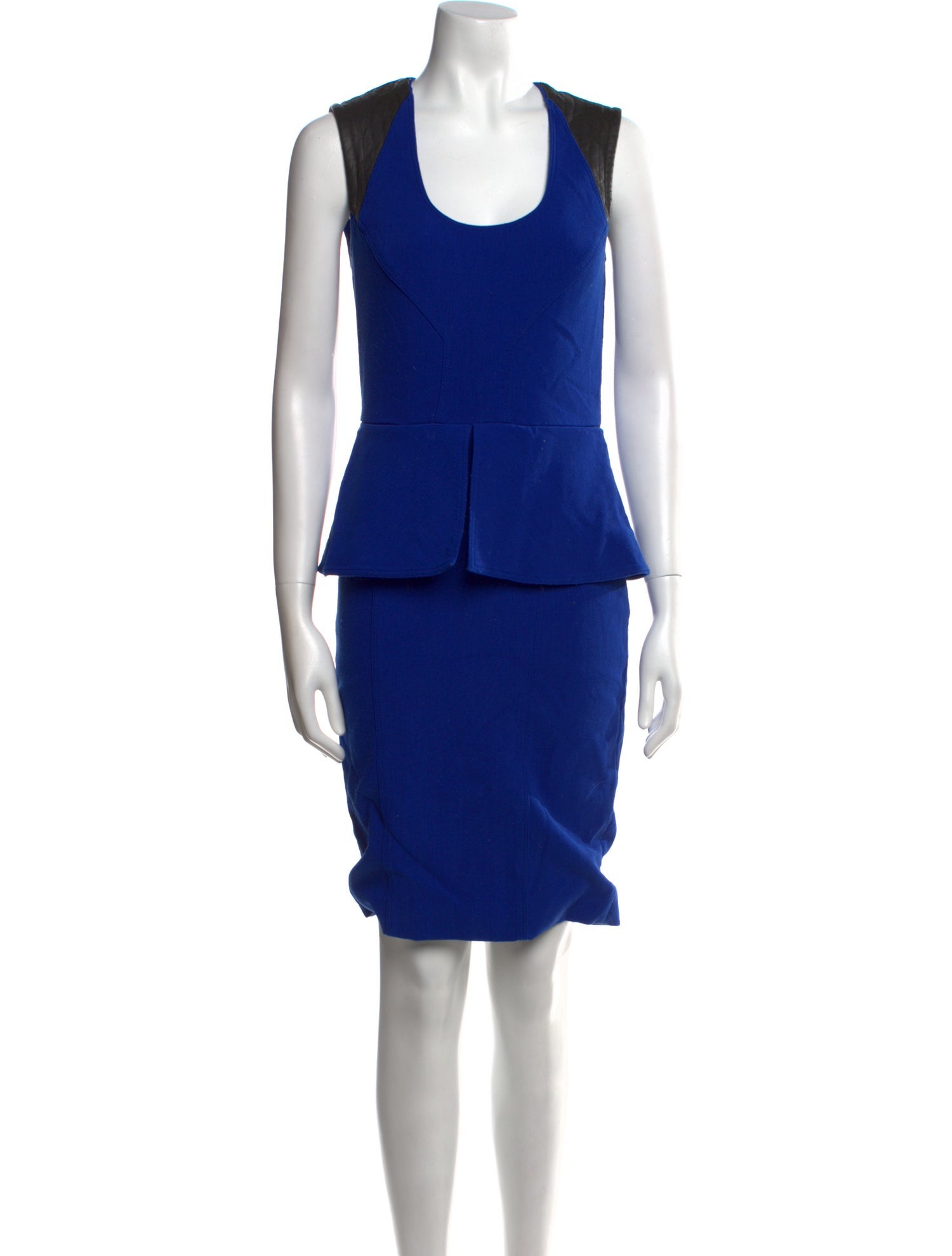 Yigal Azrouël Scoop Neck Mini Dress