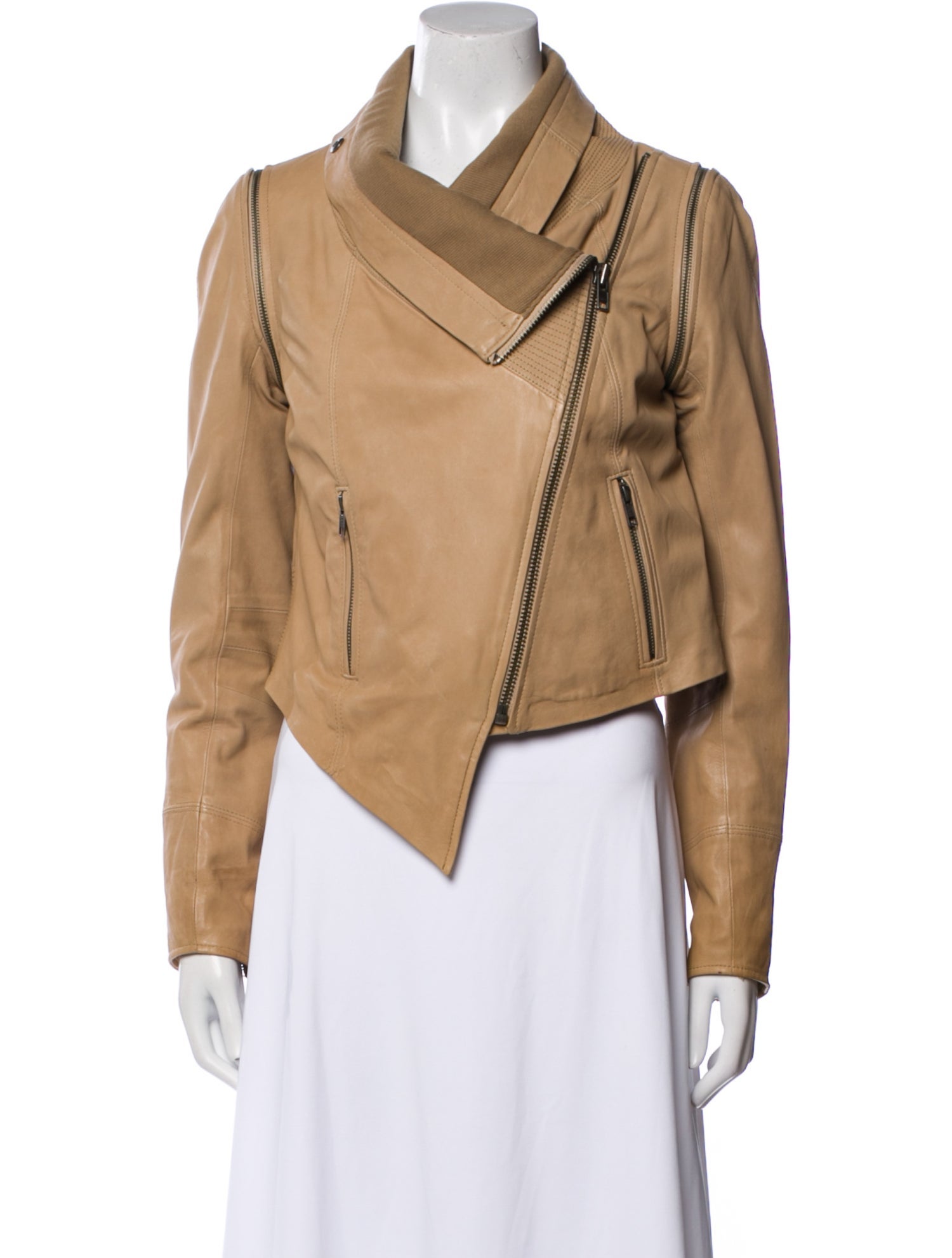 Yigal Azrouël Leather Biker Jacket