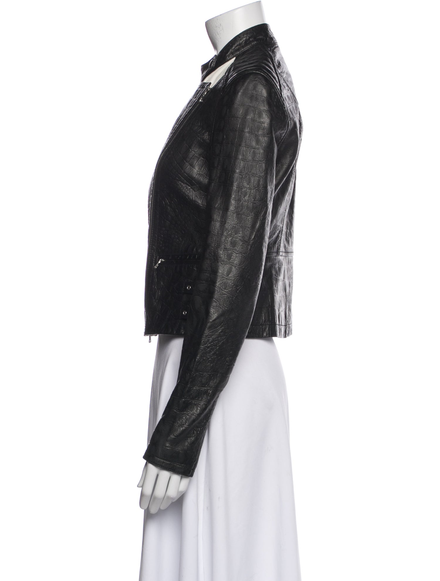 Yigal Azrouël Leather Biker Jacket