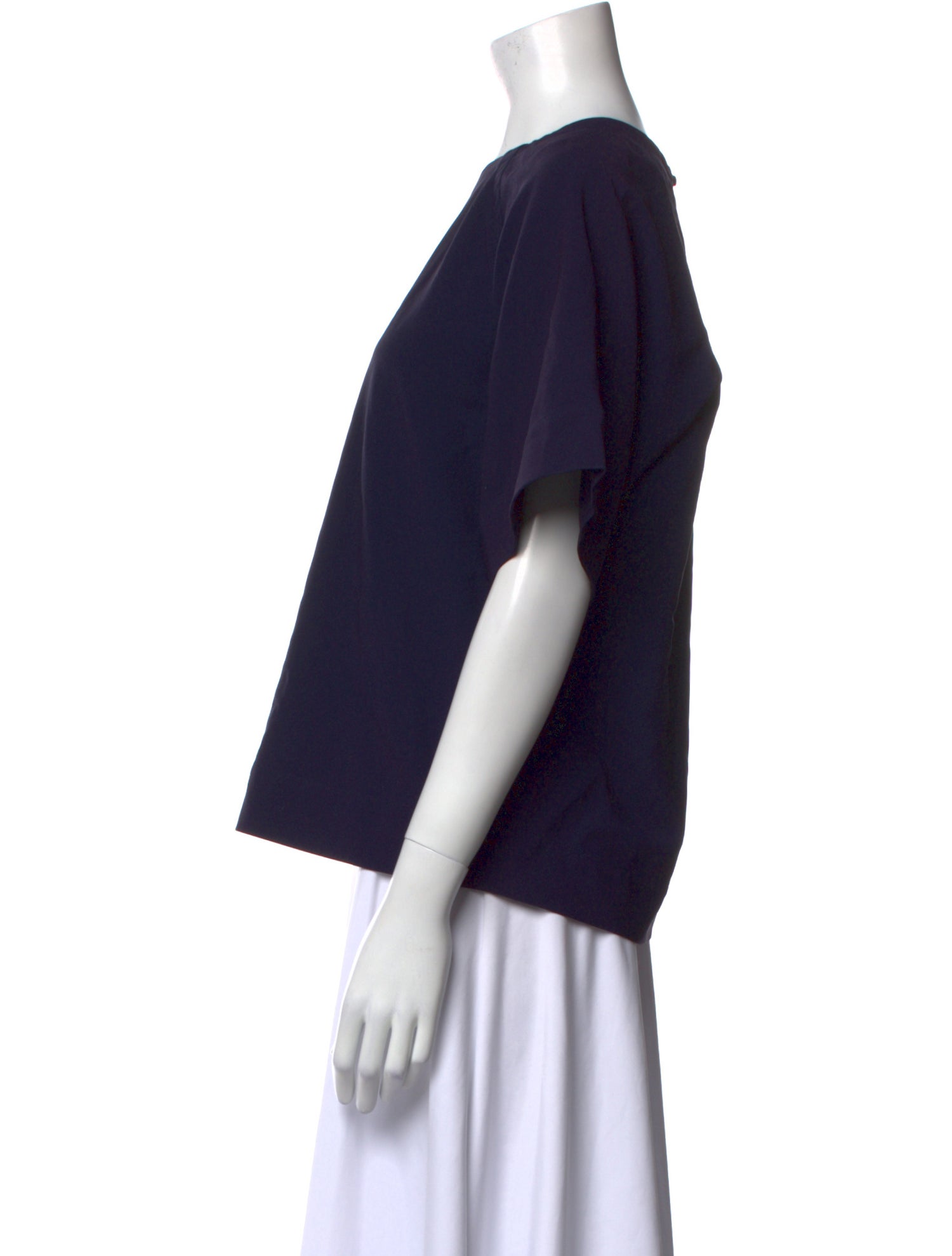 Yigal Azrouël Bateau Neckline Short Sleeve T-Shirt