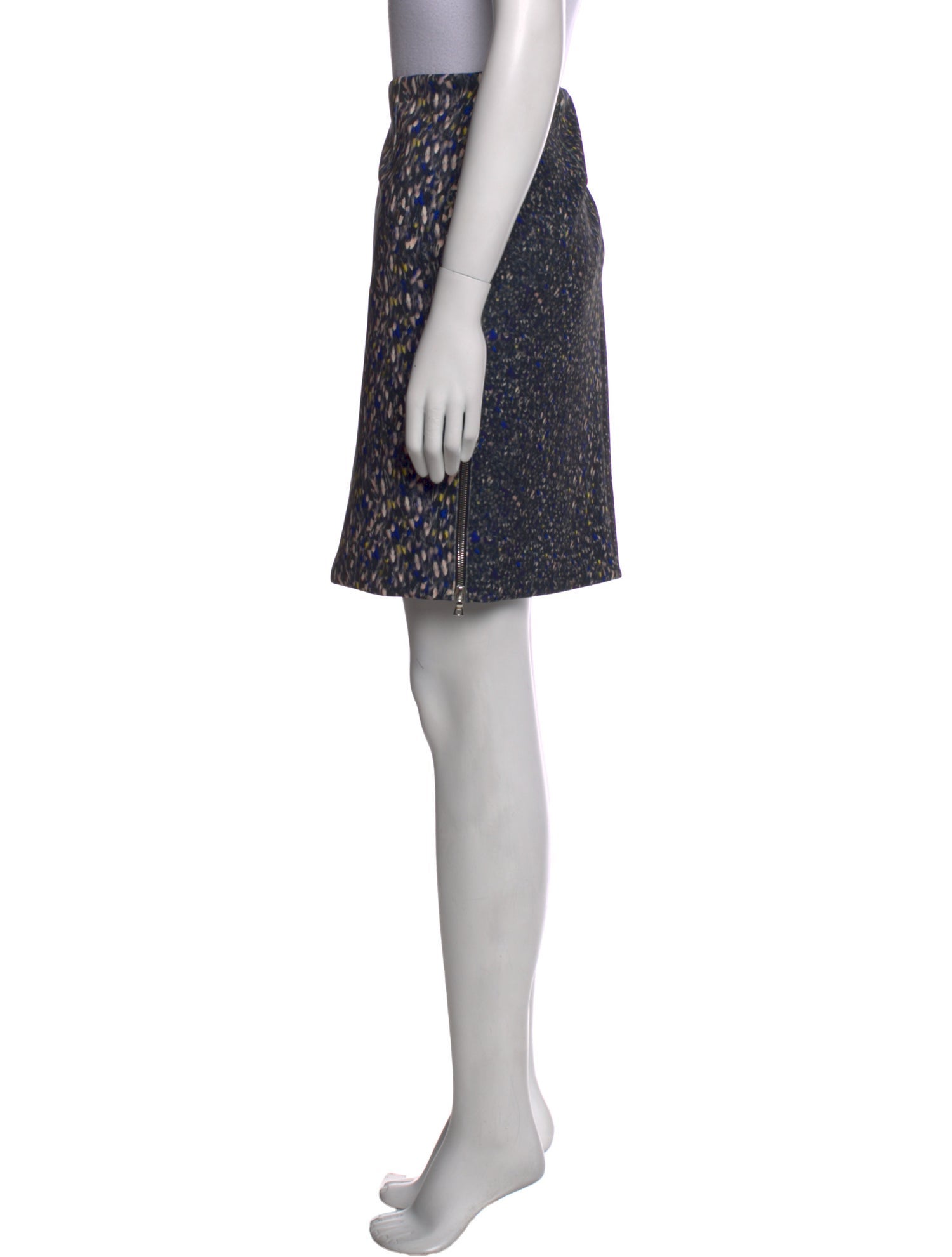 Yigal Azrouël Printed Knee-Length Skirt w/ Tags