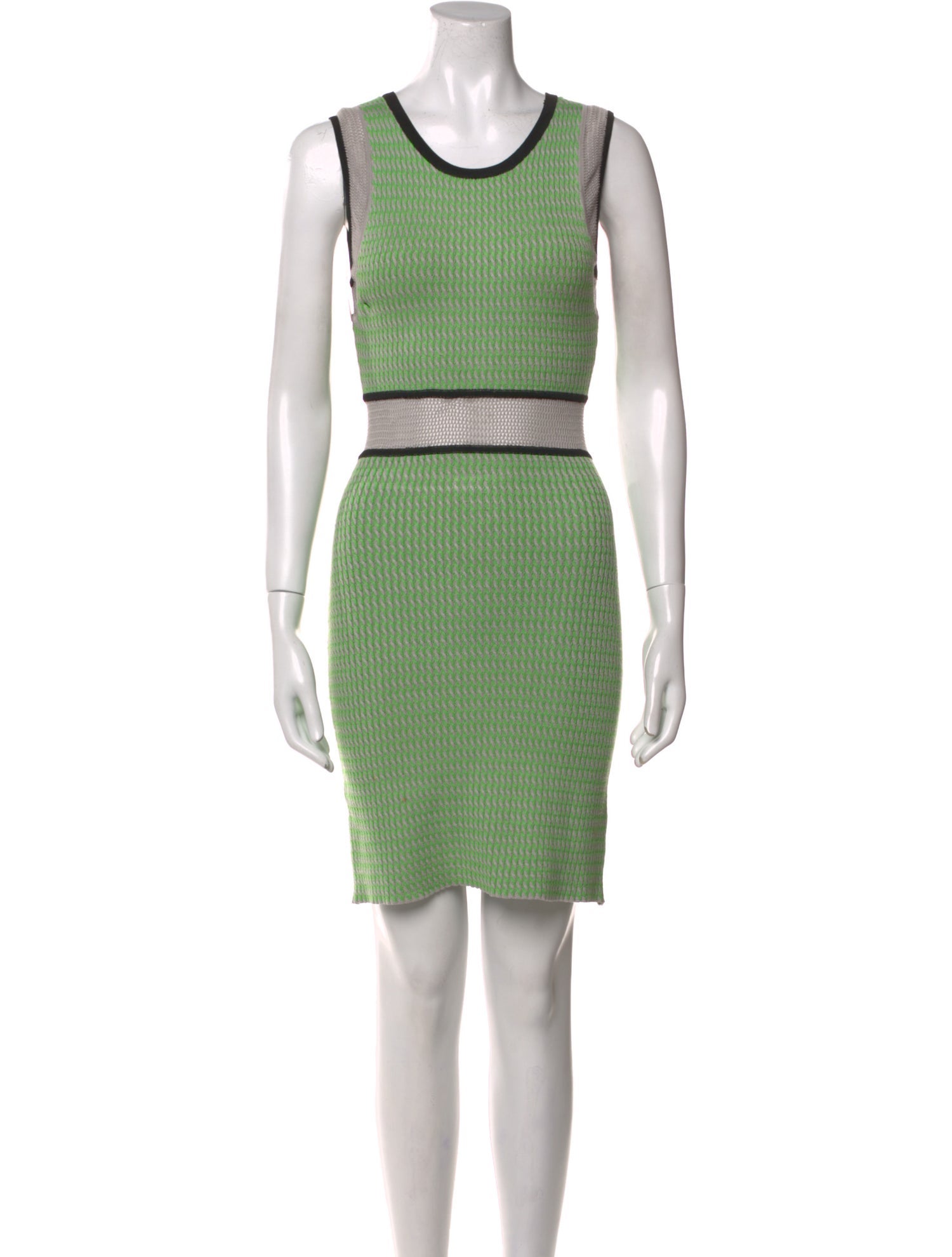 Yigal Azrouël Striped Mini Dress