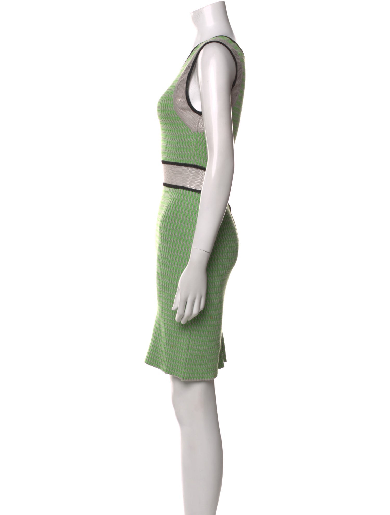 Yigal Azrouël Striped Mini Dress