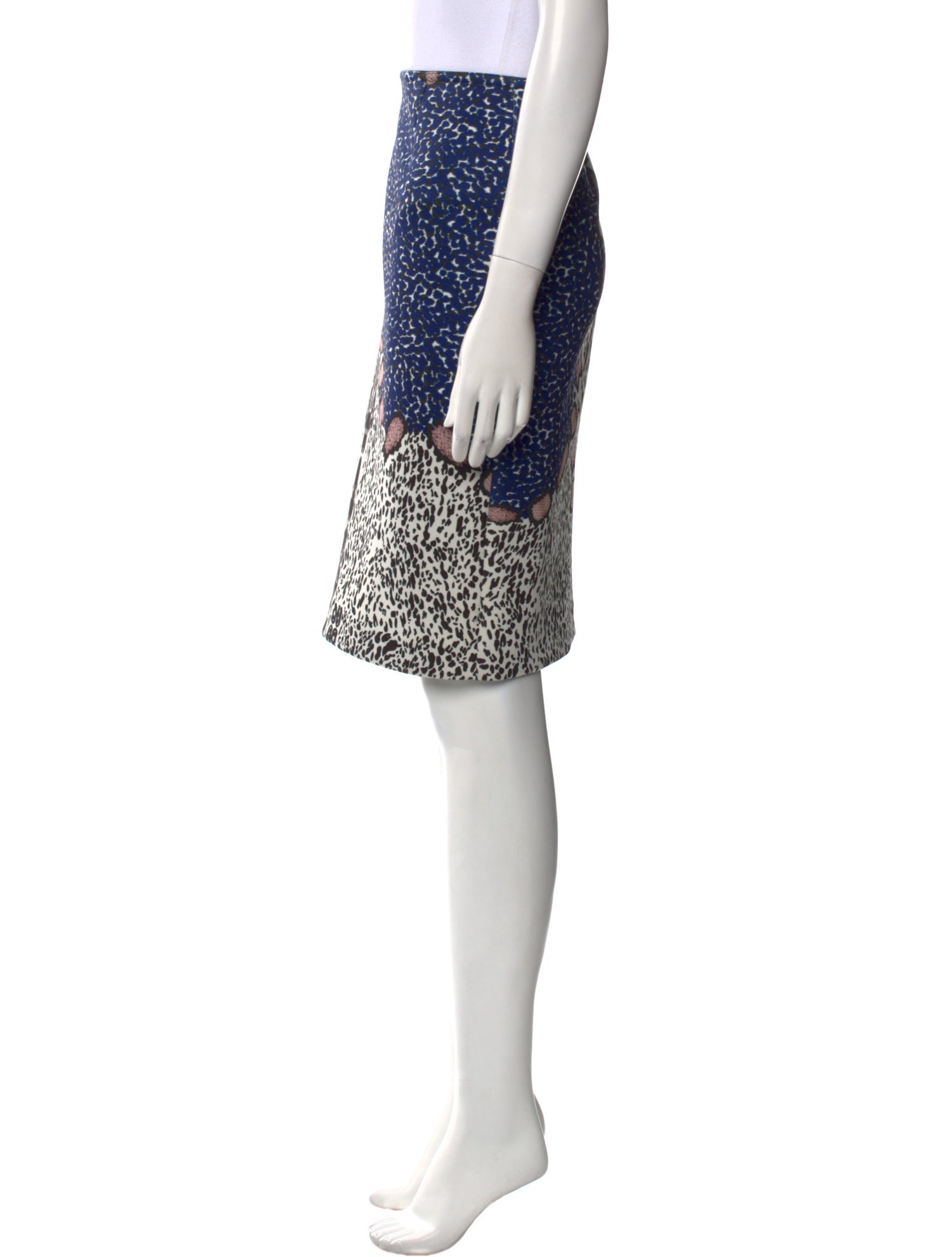 Yigal Azrouël Printed Knee-Length Skirt