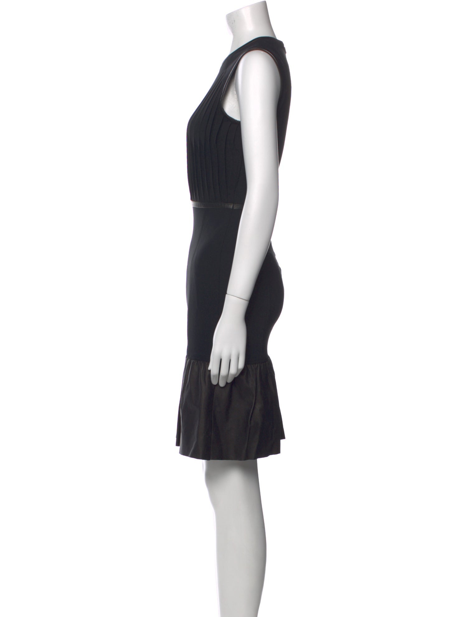 Yigal Azrouël Nylon Knee-Length Dress
