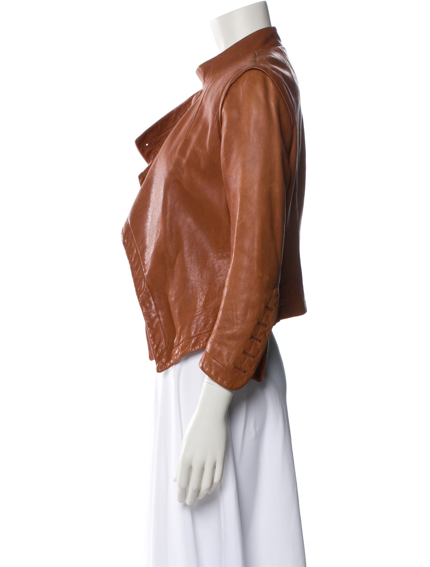 Yigal Azrouël Leather Bolero