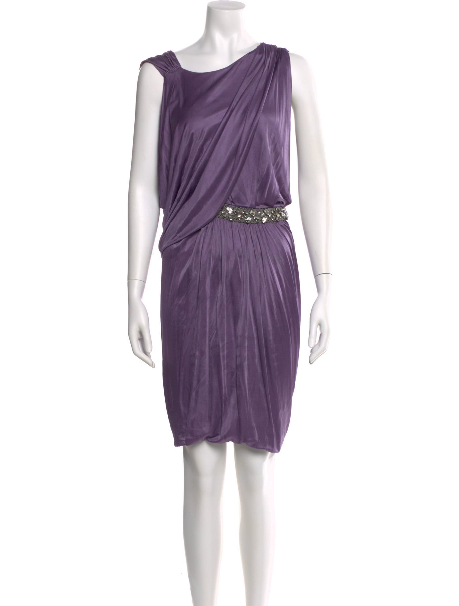 Yigal Azrouël Cowl Neck Knee-Length Dress