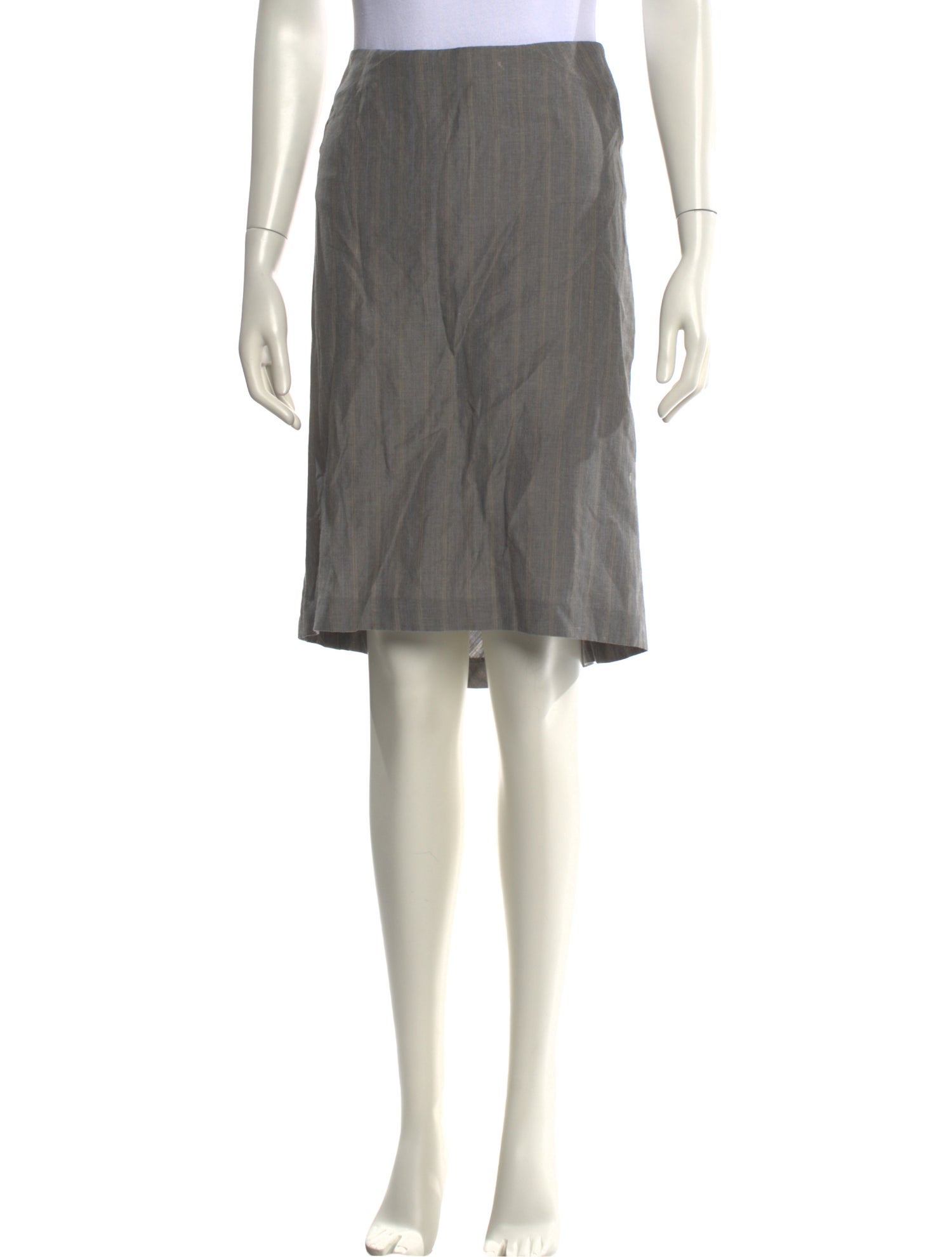 Yigal Azrouël Linen Knee-Length Skirt