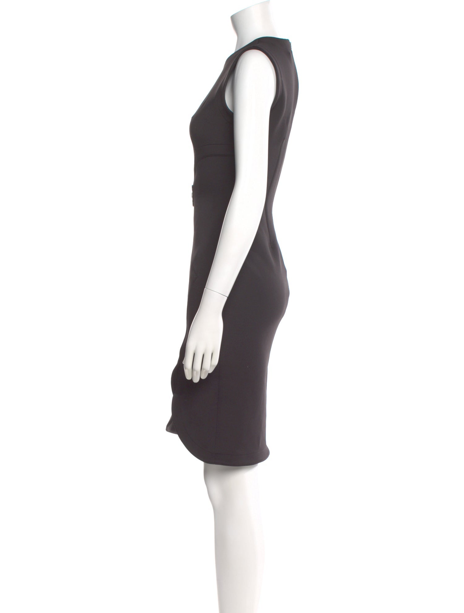 Yigal Azrouël Crew Neck Knee-Length Dress