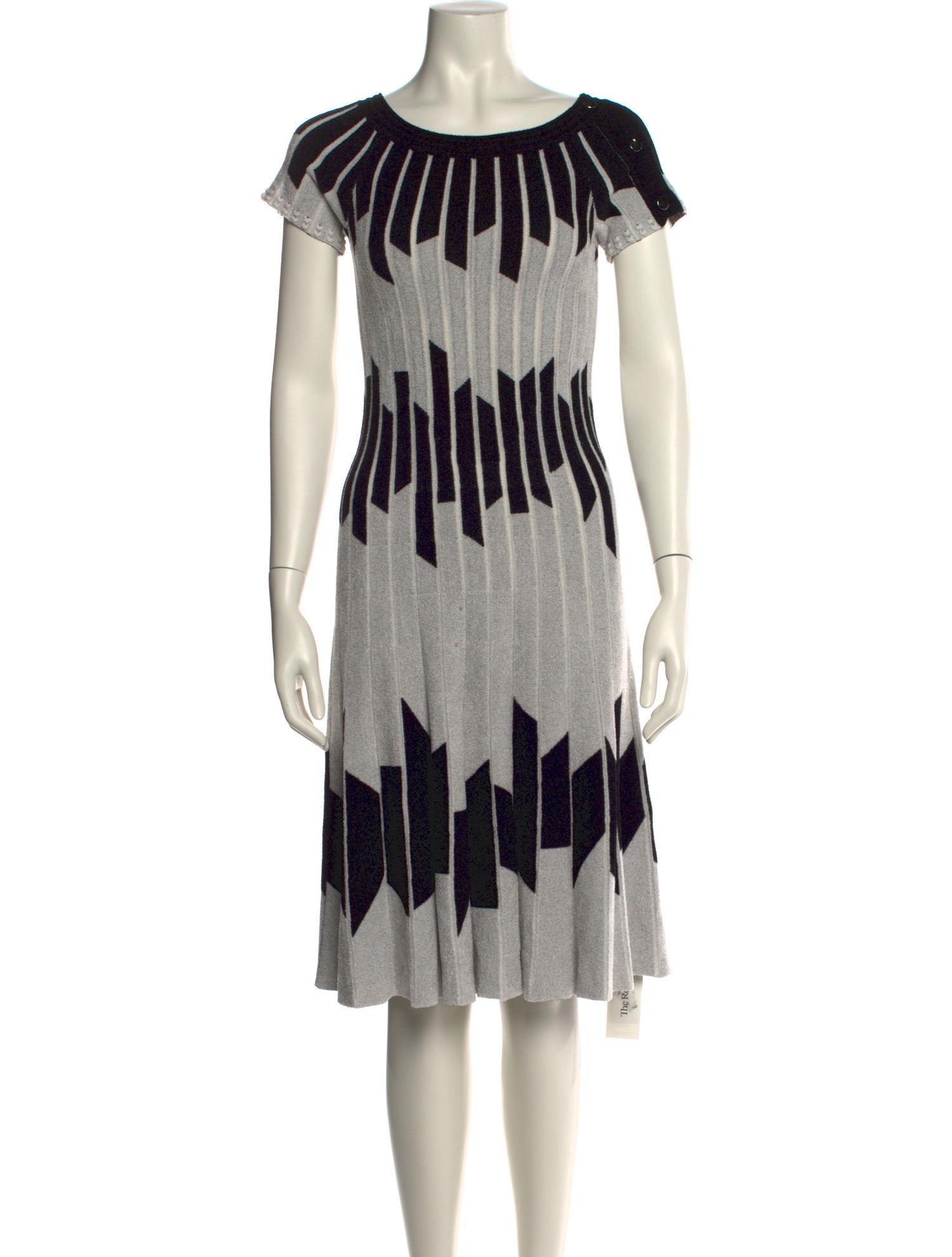 Yigal Azrouël Printed Midi Length Dress