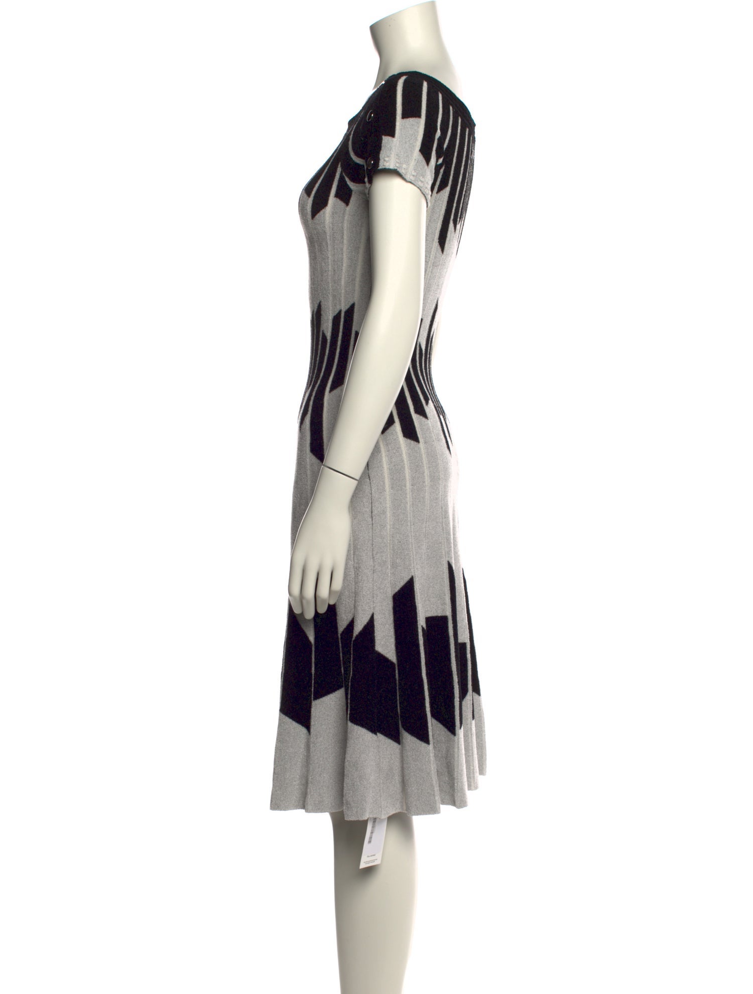 Yigal Azrouël Printed Midi Length Dress