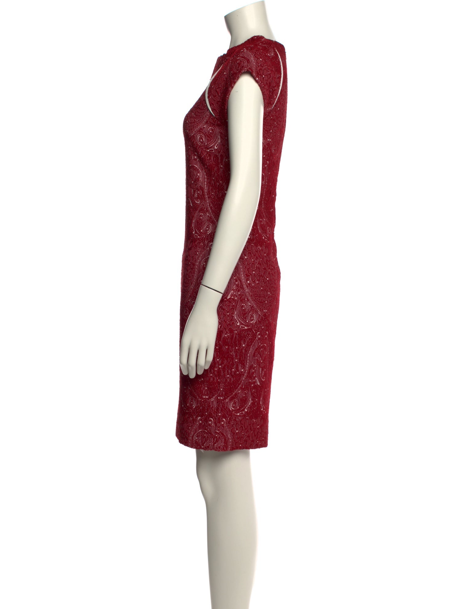 Yigal Azrouël Paisley Print Knee-Length Dress