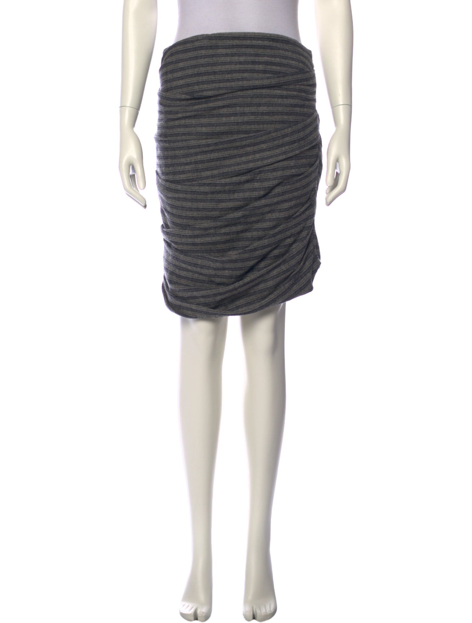 Yigal Azrouël Wool Knee-Length Skirt