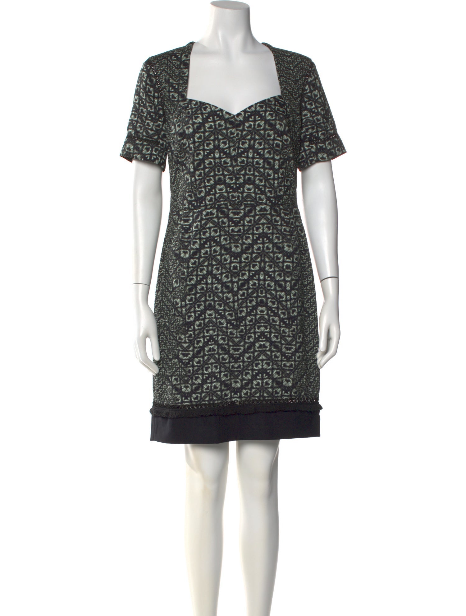 Yigal Azrouël Printed Knee-Length Dress