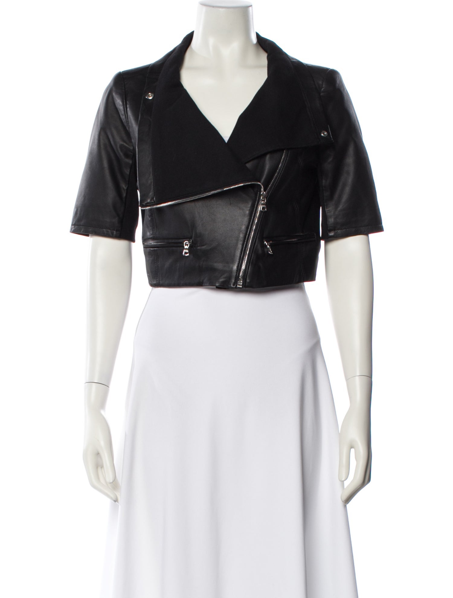 Yigal Azrouël Leather Biker Jacket