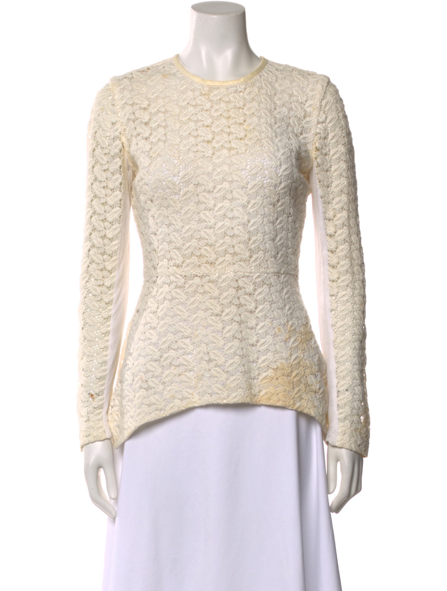 Yigal Azrouël Silk Crew Neck Sweatshirt