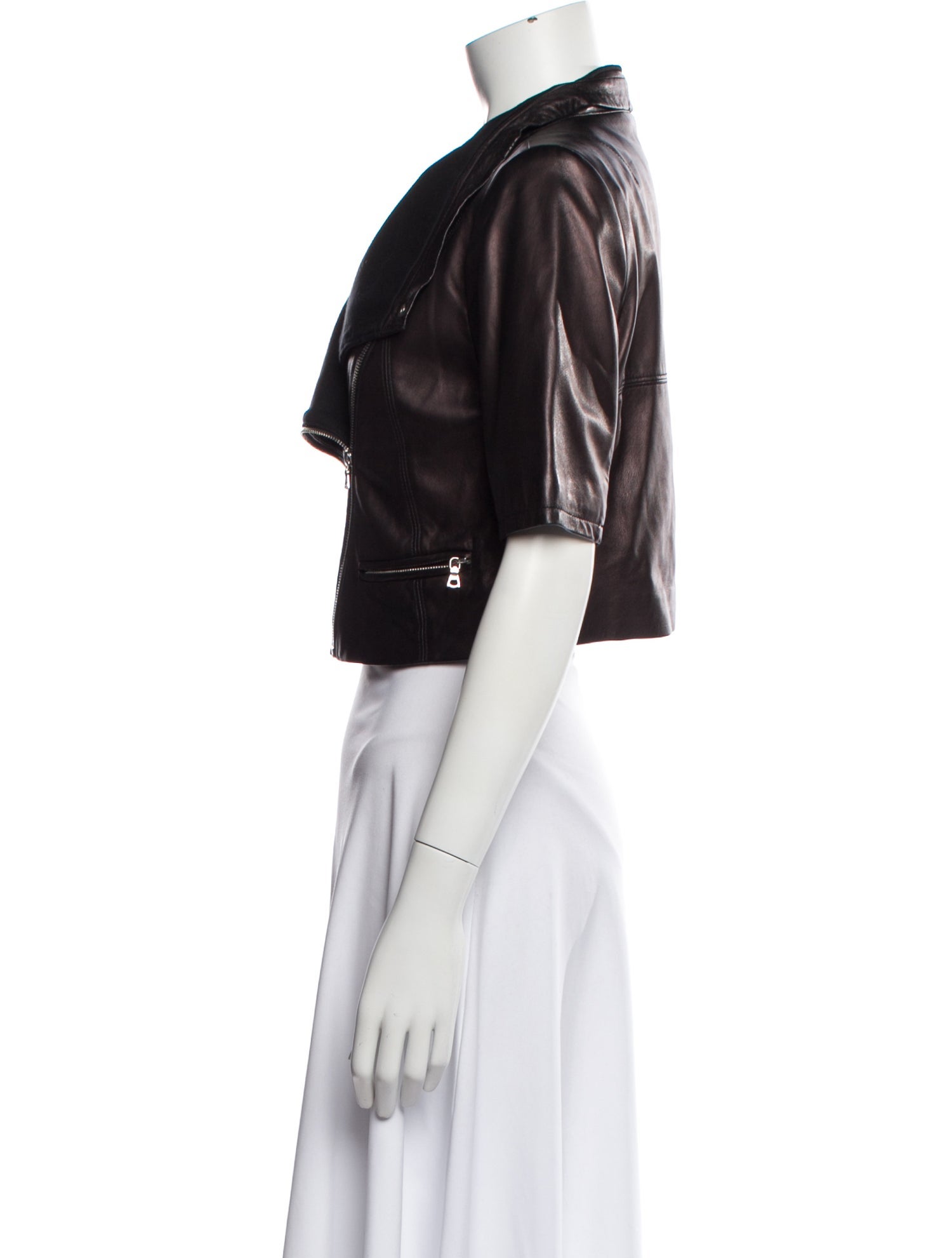 Yigal Azrouël Leather Biker Jacket