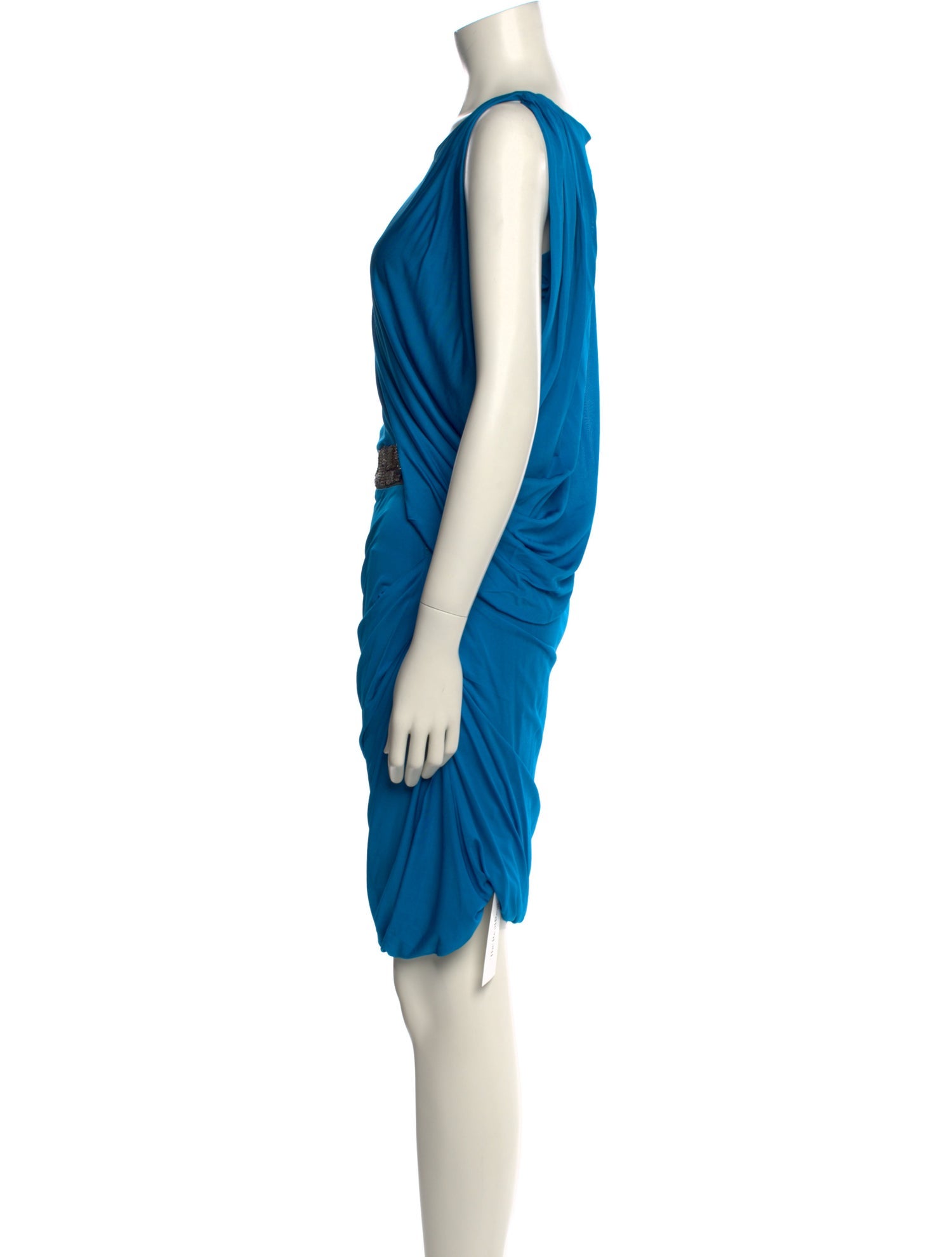 Yigal Azrouël Bateau Neckline Knee-Length Dress