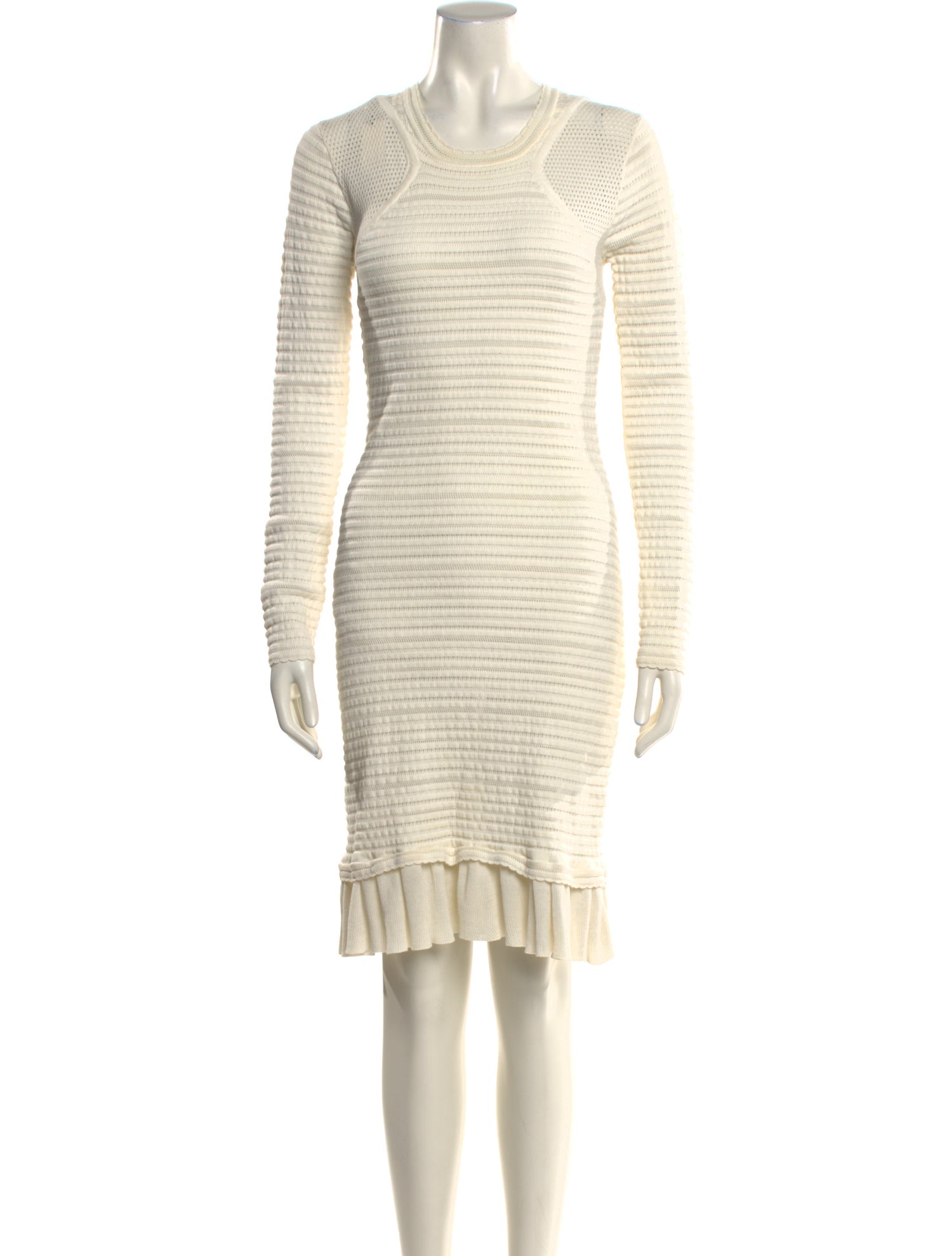 Yigal Azrouël Scoop Neck Knee-Length Dress