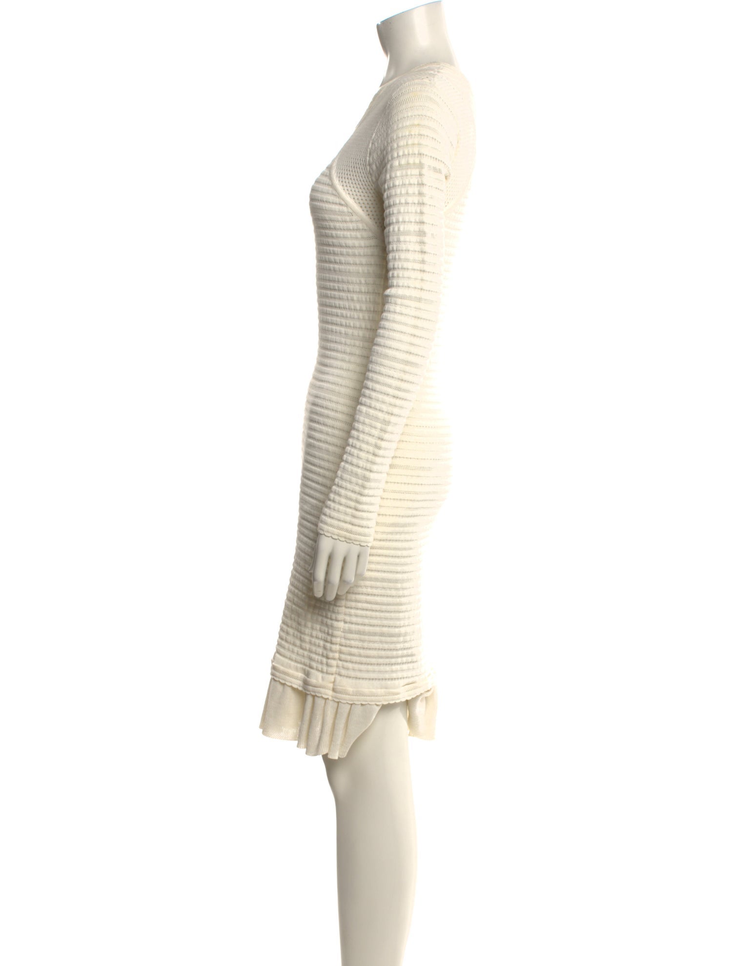 Yigal Azrouël Scoop Neck Knee-Length Dress