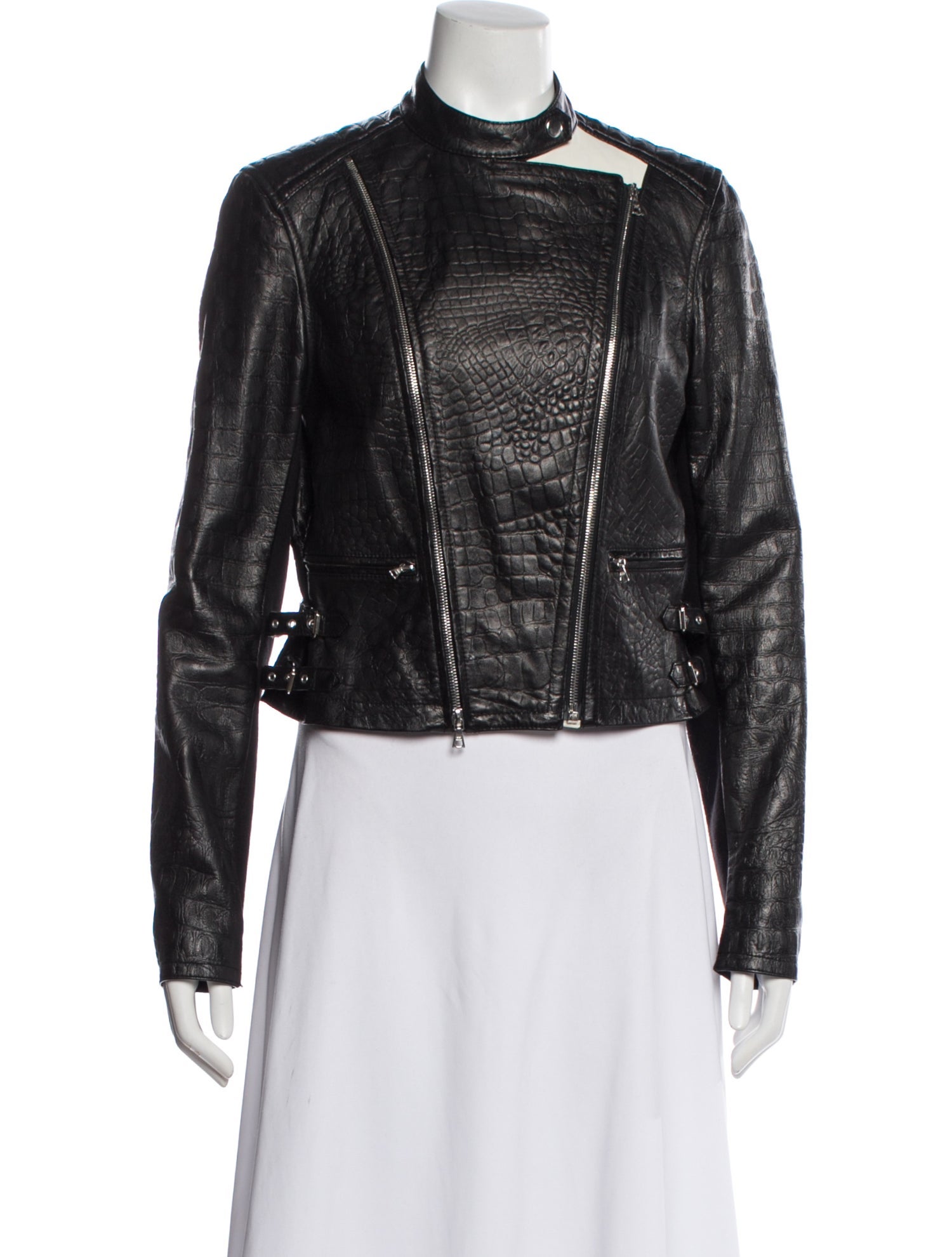 Yigal Azrouël Leather Biker Jacket