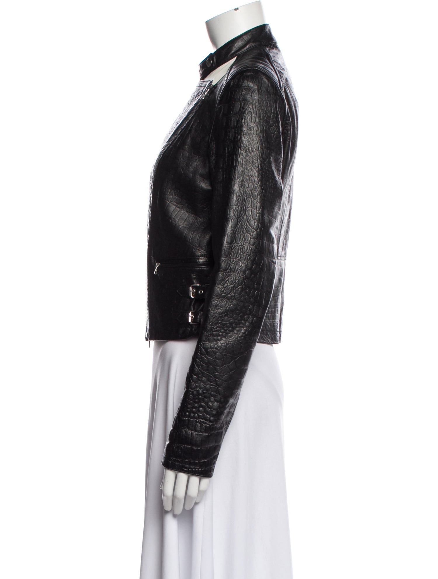 Yigal Azrouël Leather Biker Jacket