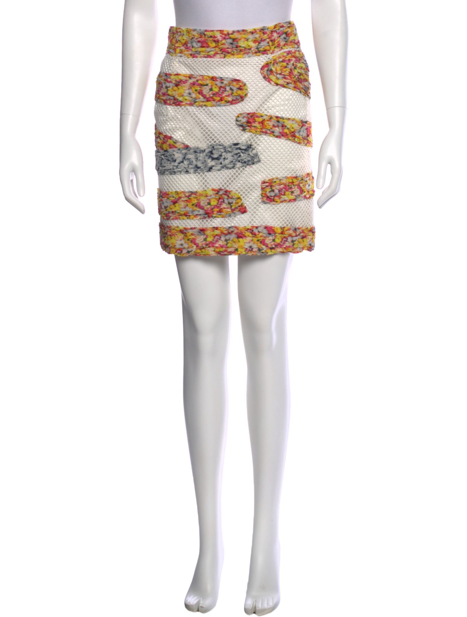 Yigal Azrouël Printed Mini Skirt