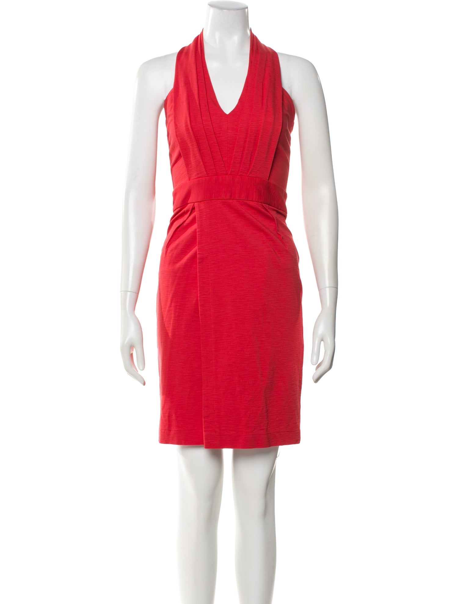 Yigal Azrouël Halterneck Knee-Length Dress