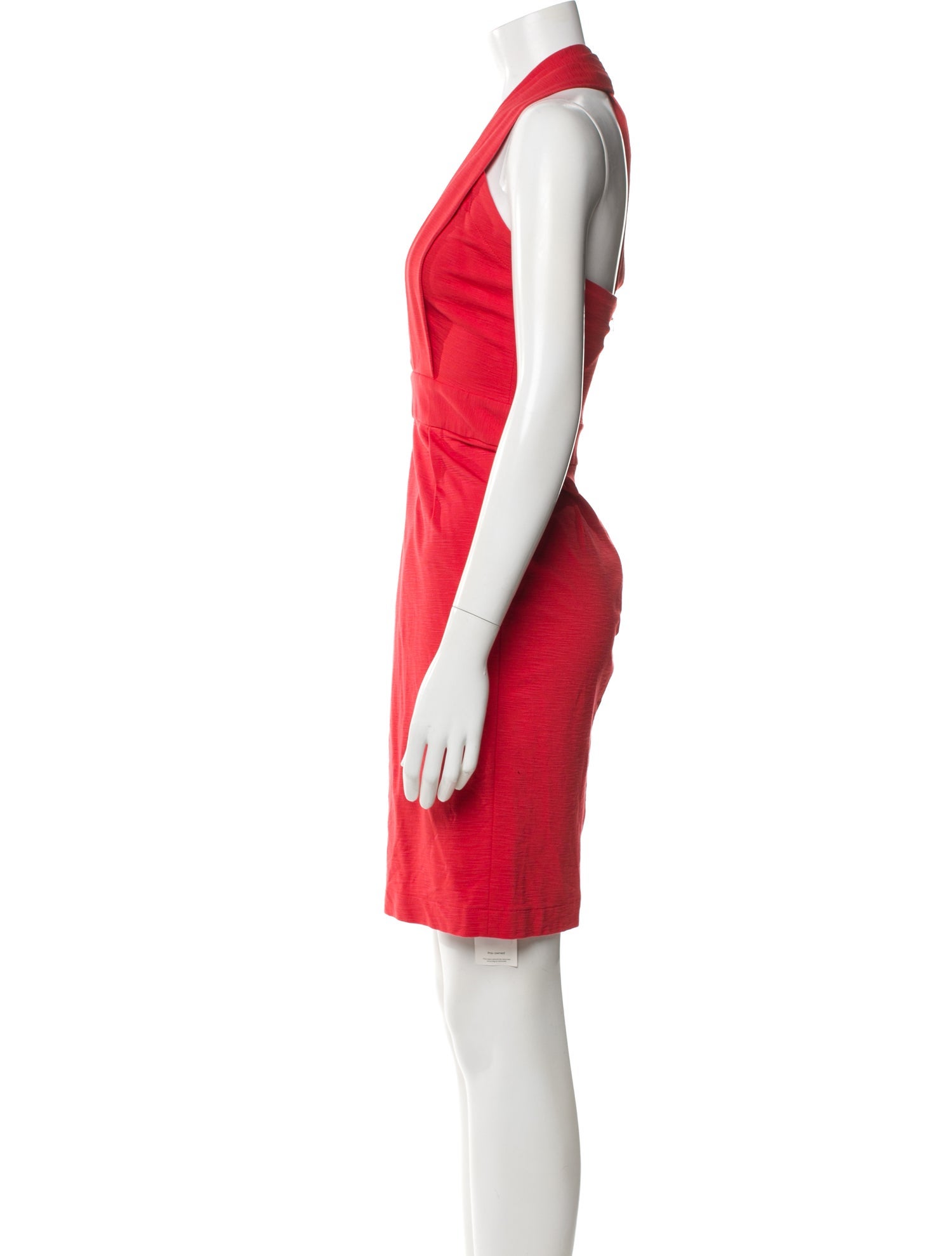 Yigal Azrouël Halterneck Knee-Length Dress