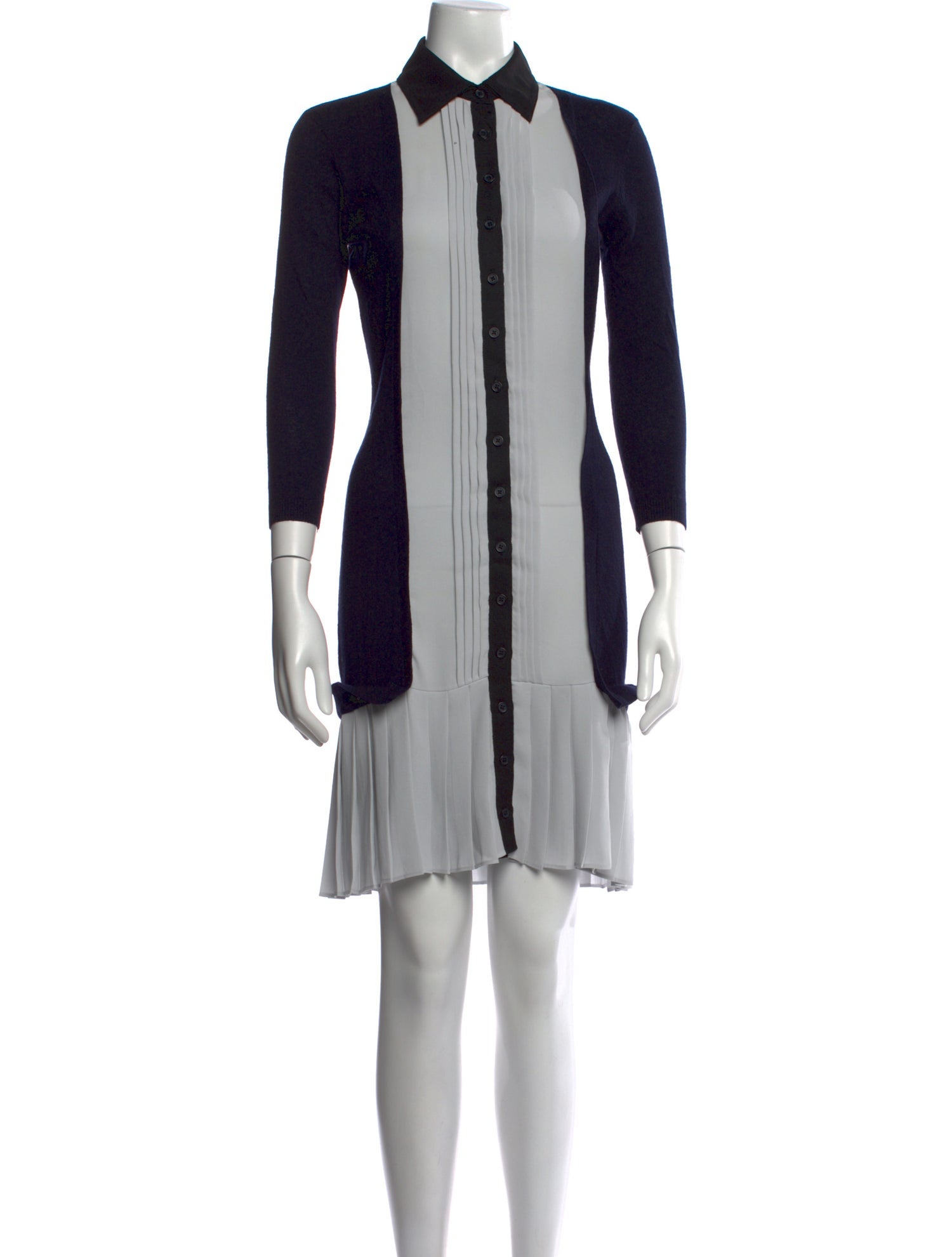 Yigal Azrouël Silk Midi Length Dress