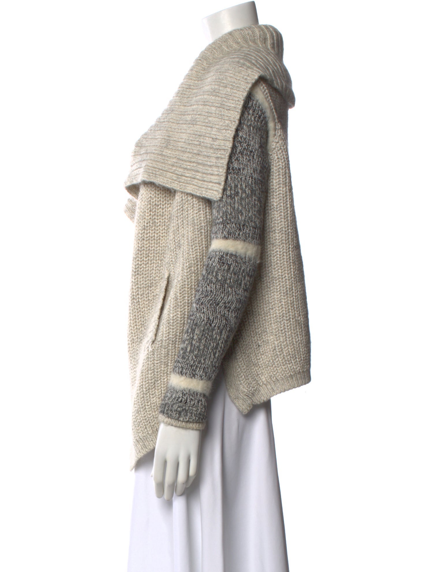 Yigal Azrouël Colorblock Pattern Sweater