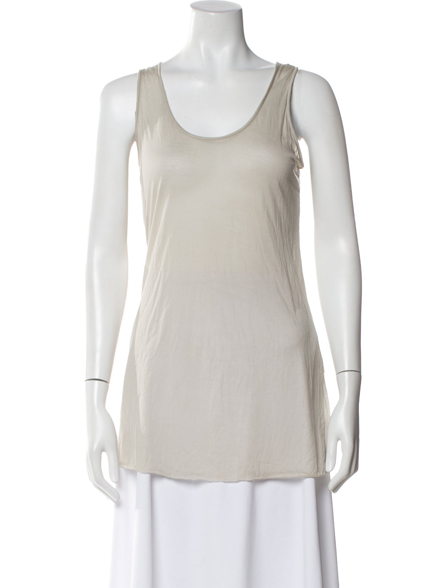 Yigal Azrouël Scoop Neck Sleeveless Top