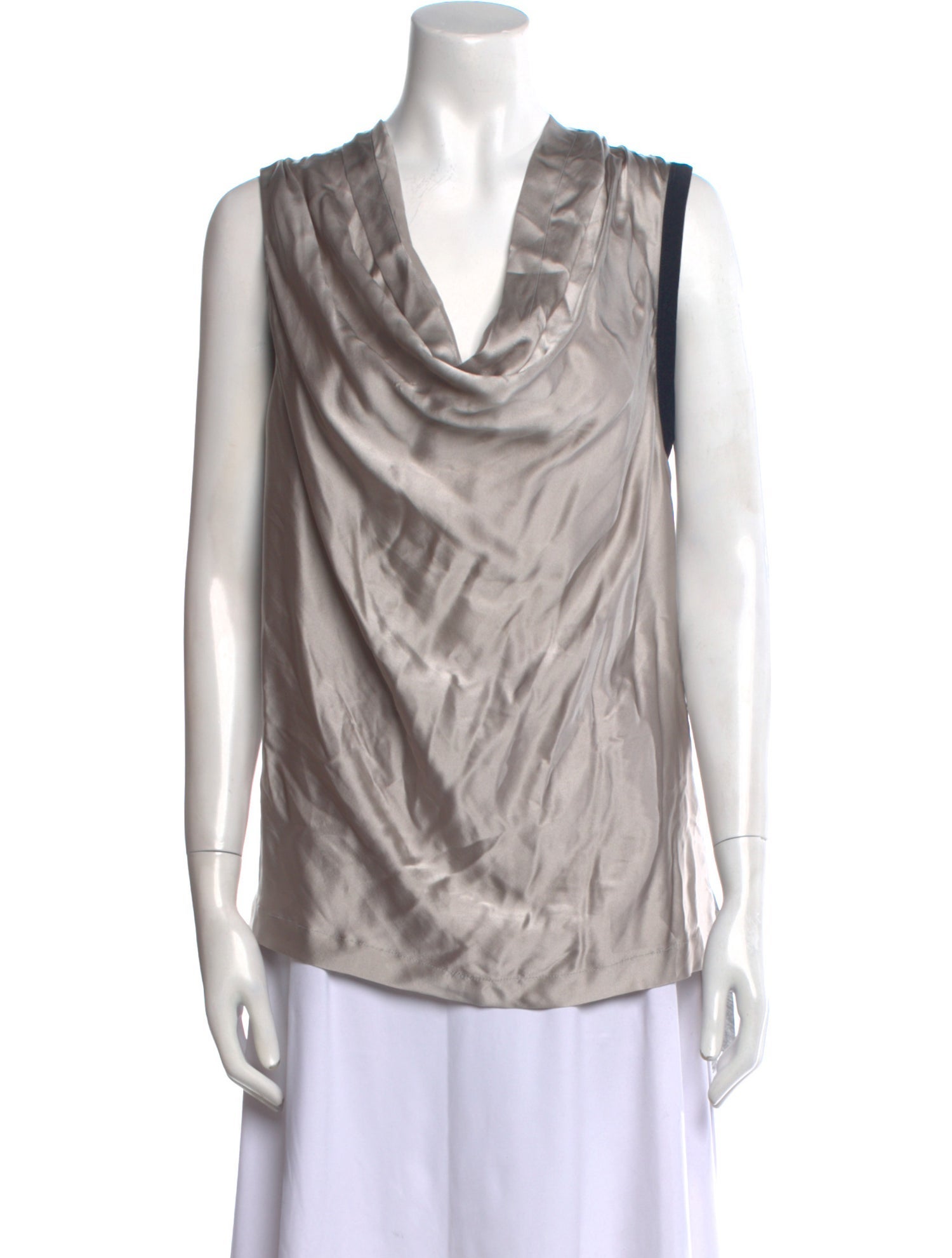 Yigal Azrouël Silk Cowl Neck Tunic w/ Tags