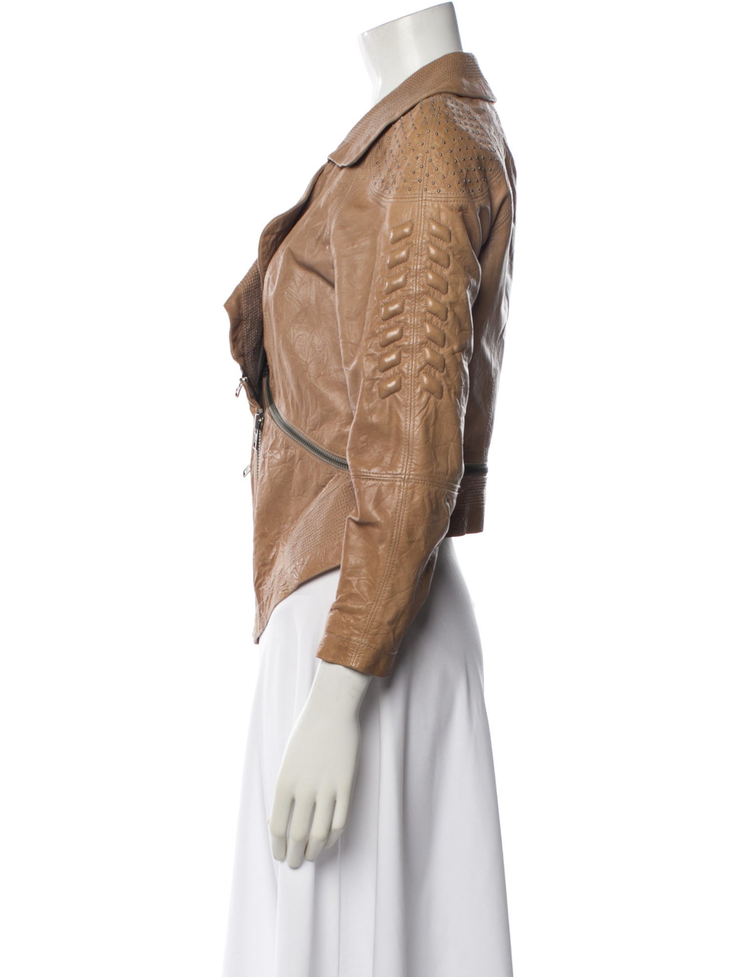 Yigal Azrouël Leather Biker Jacket